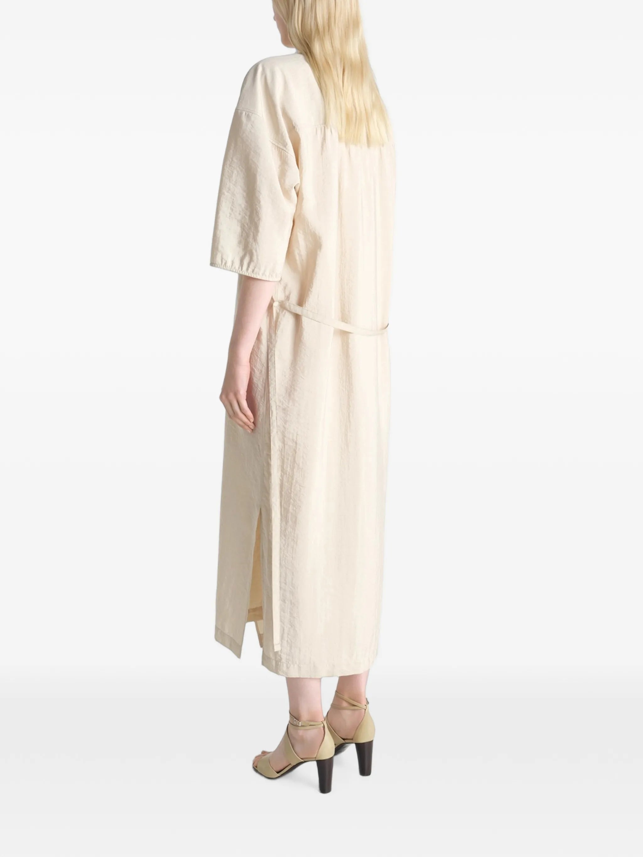 asymmetrical shirt dress