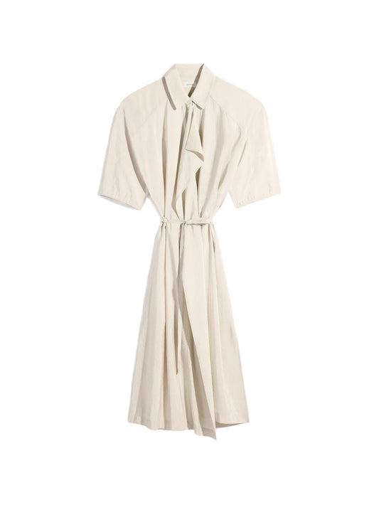 asymmetrical shirt dress