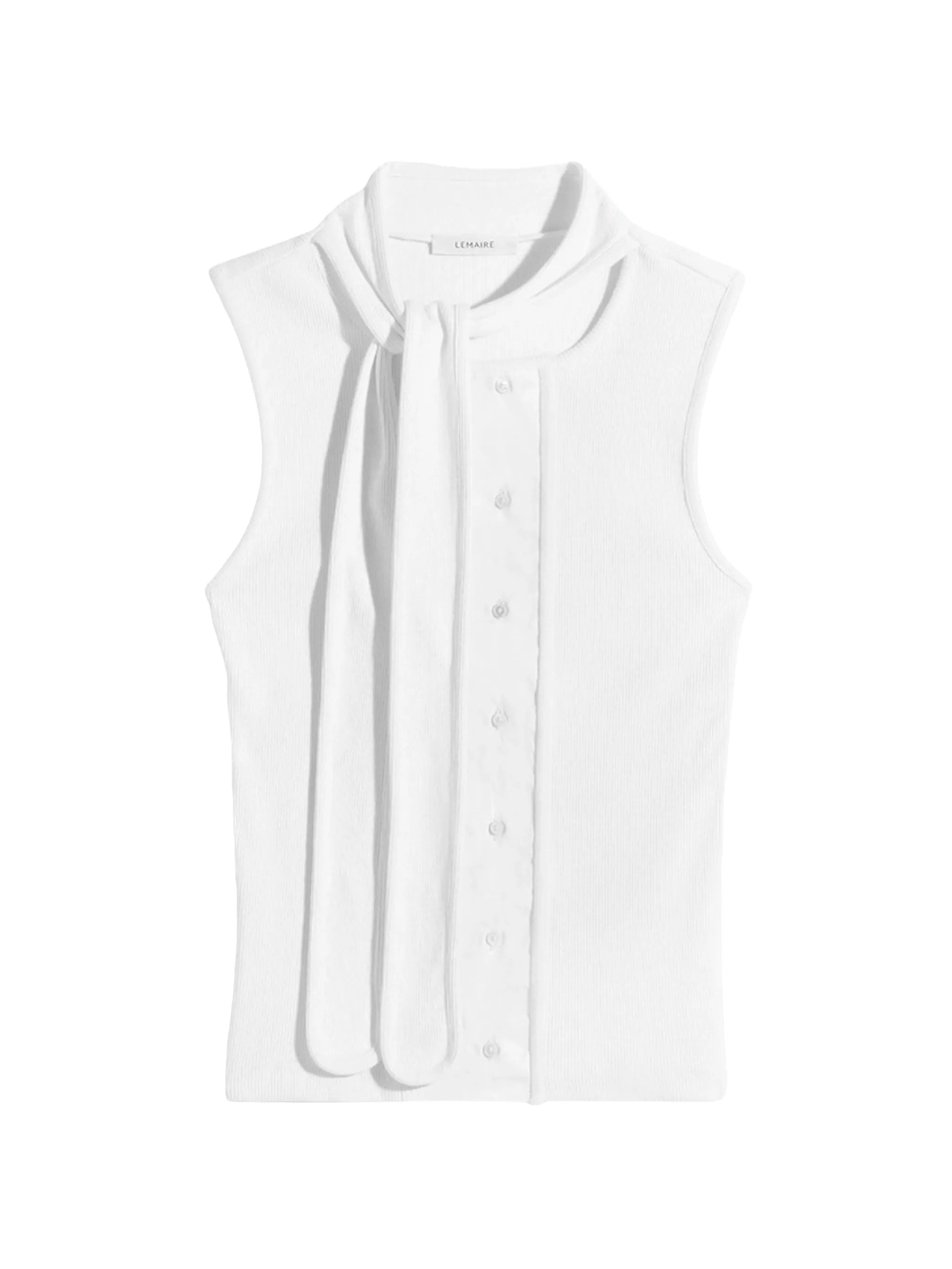 tie-neck sleeveless top