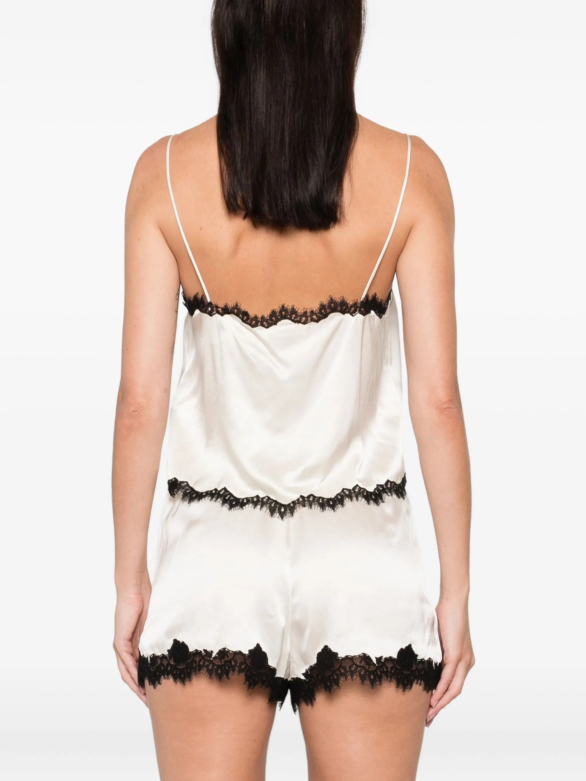 square neck lace top