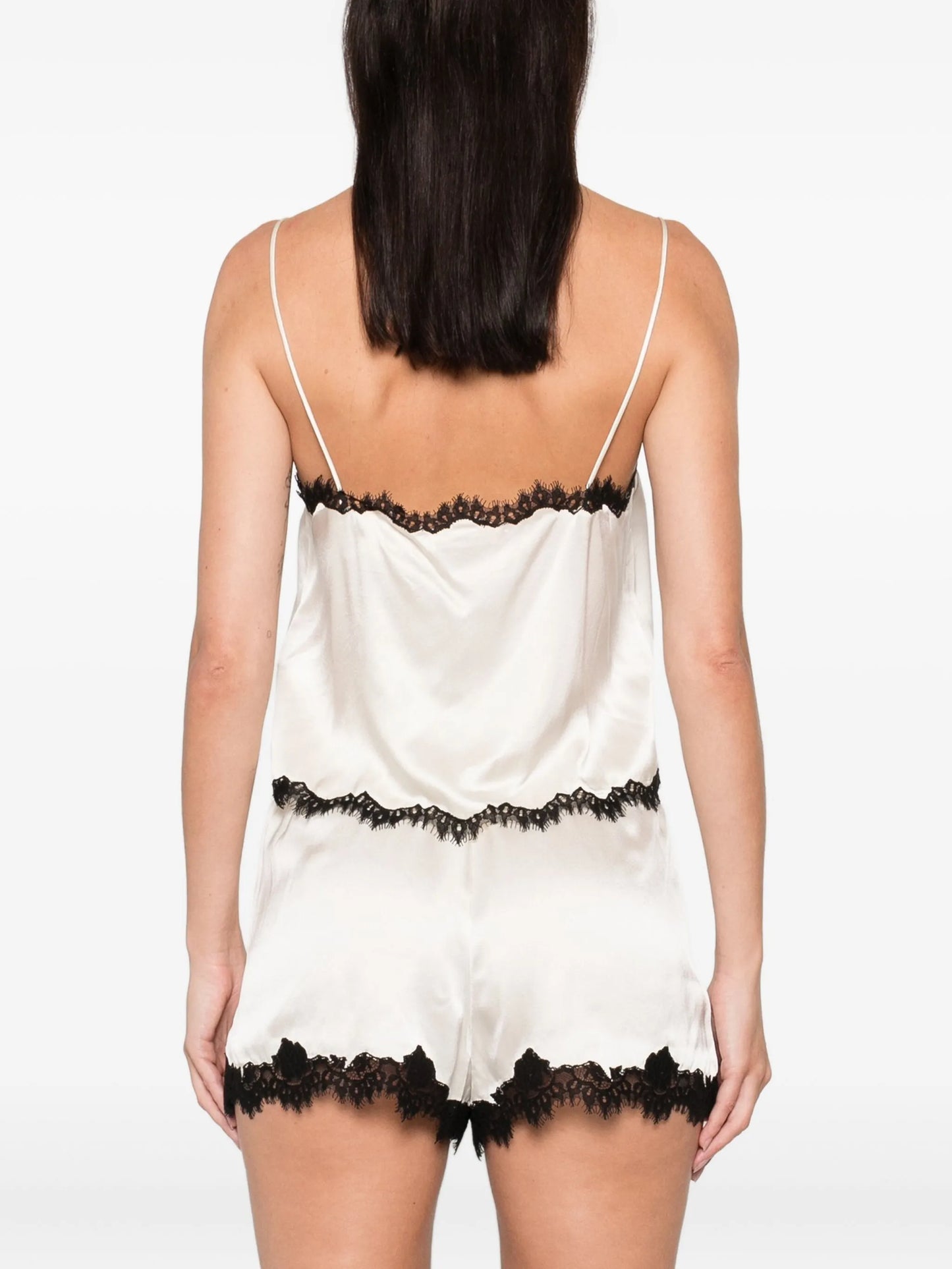 square neck lace top