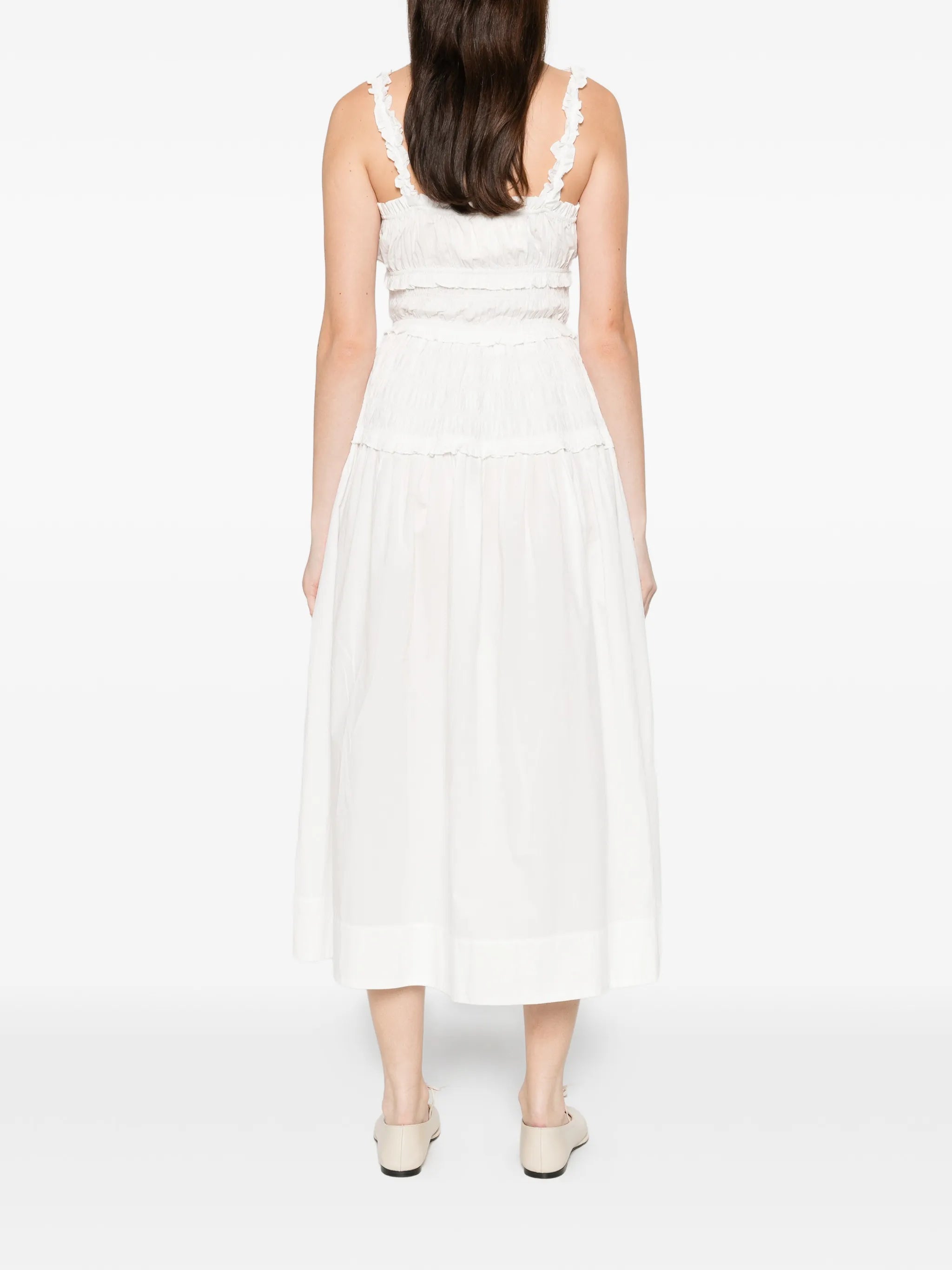 scoop neck Marianne midi dress