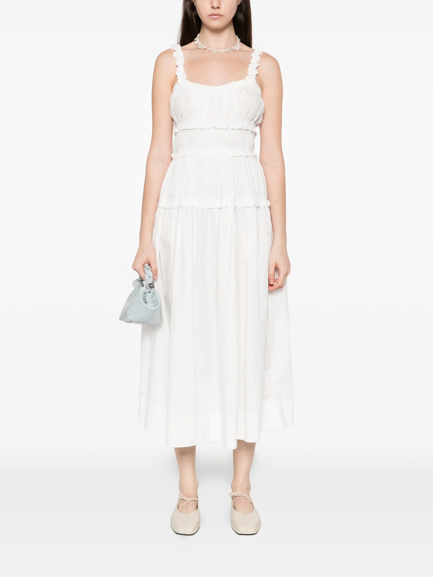 Marianne scoop-neck midi dress