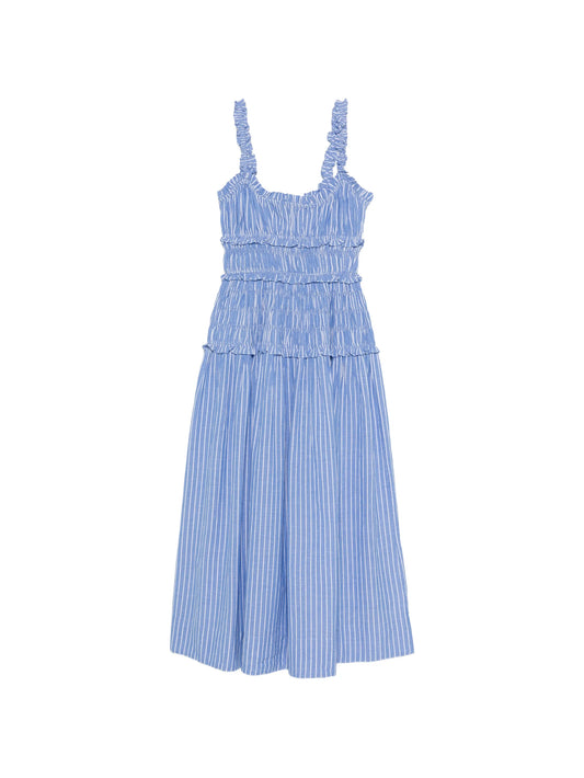 Marianne striped midi dress