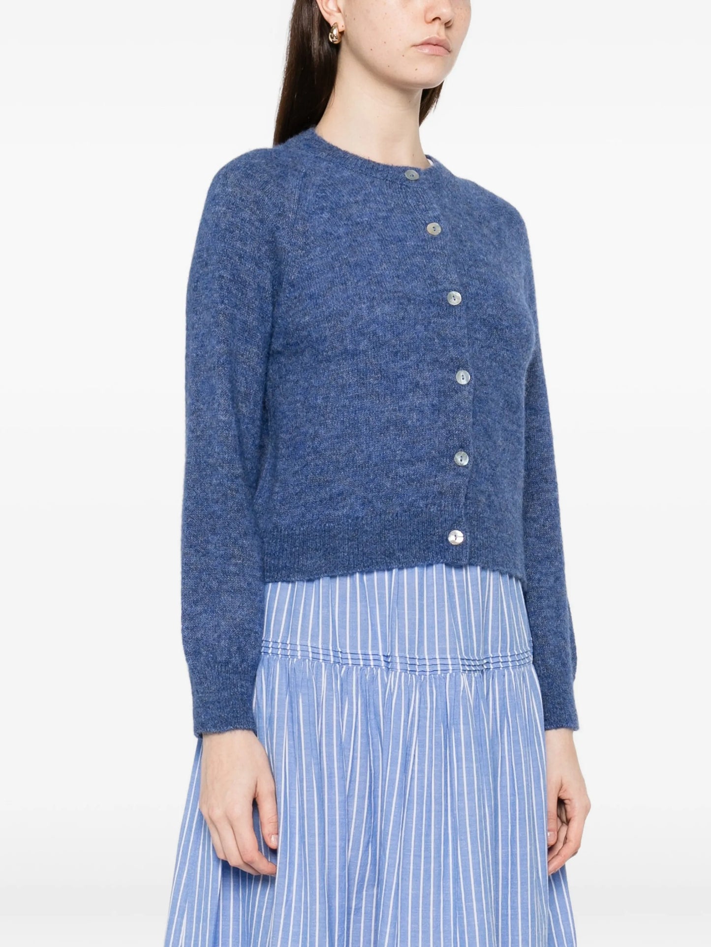 Petra puff-sleeves cardigan