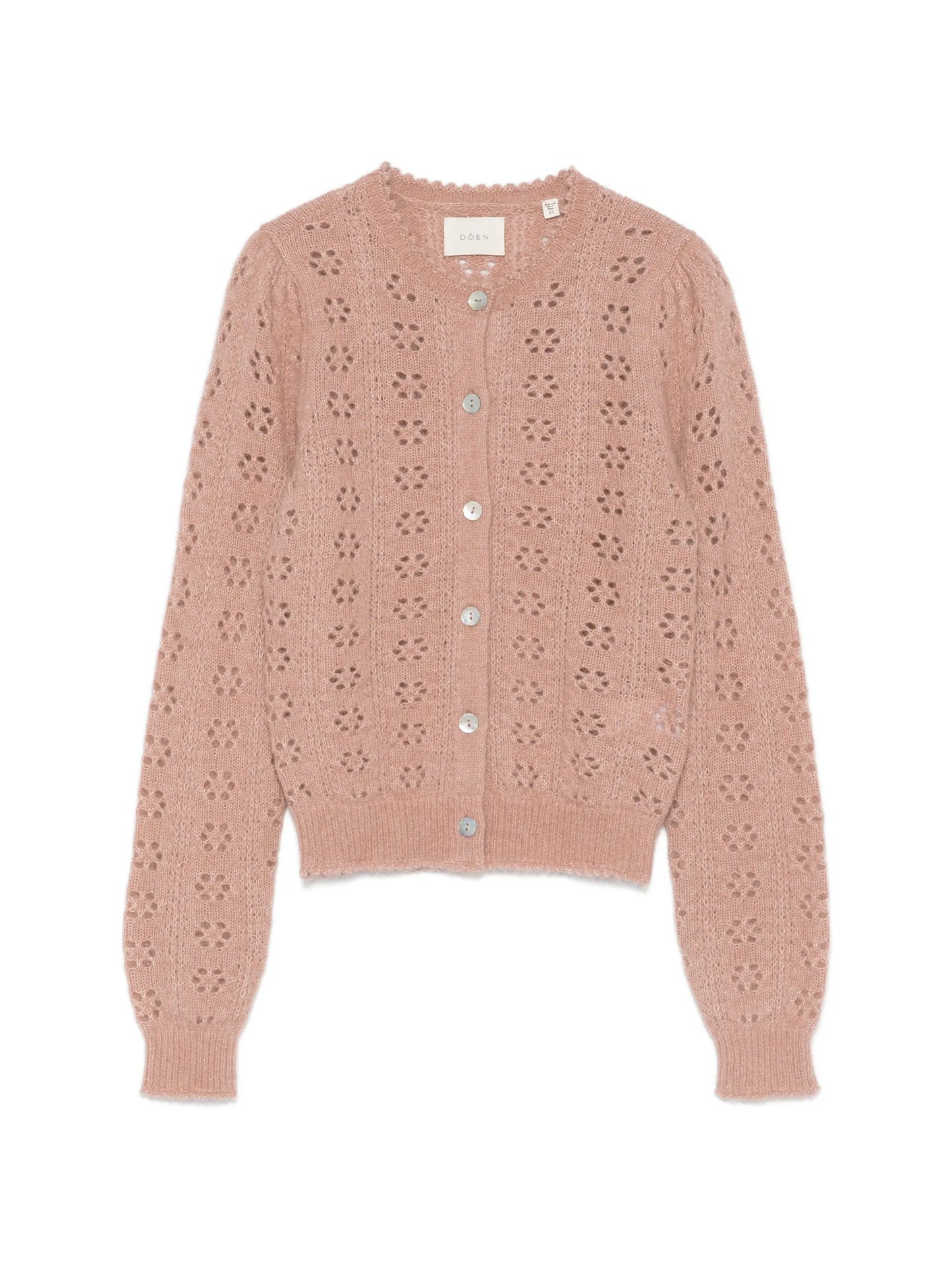 Emory open-work knitted cardigan