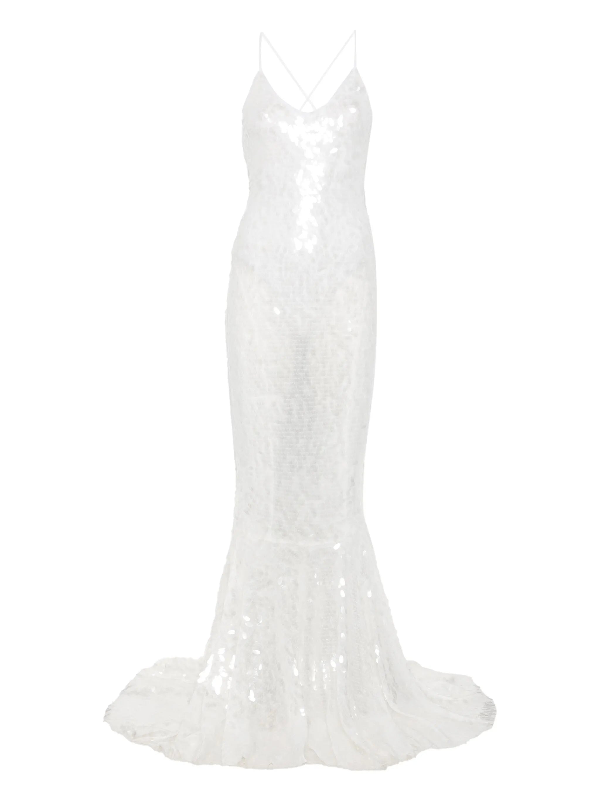 Fara sequin-embellished gown