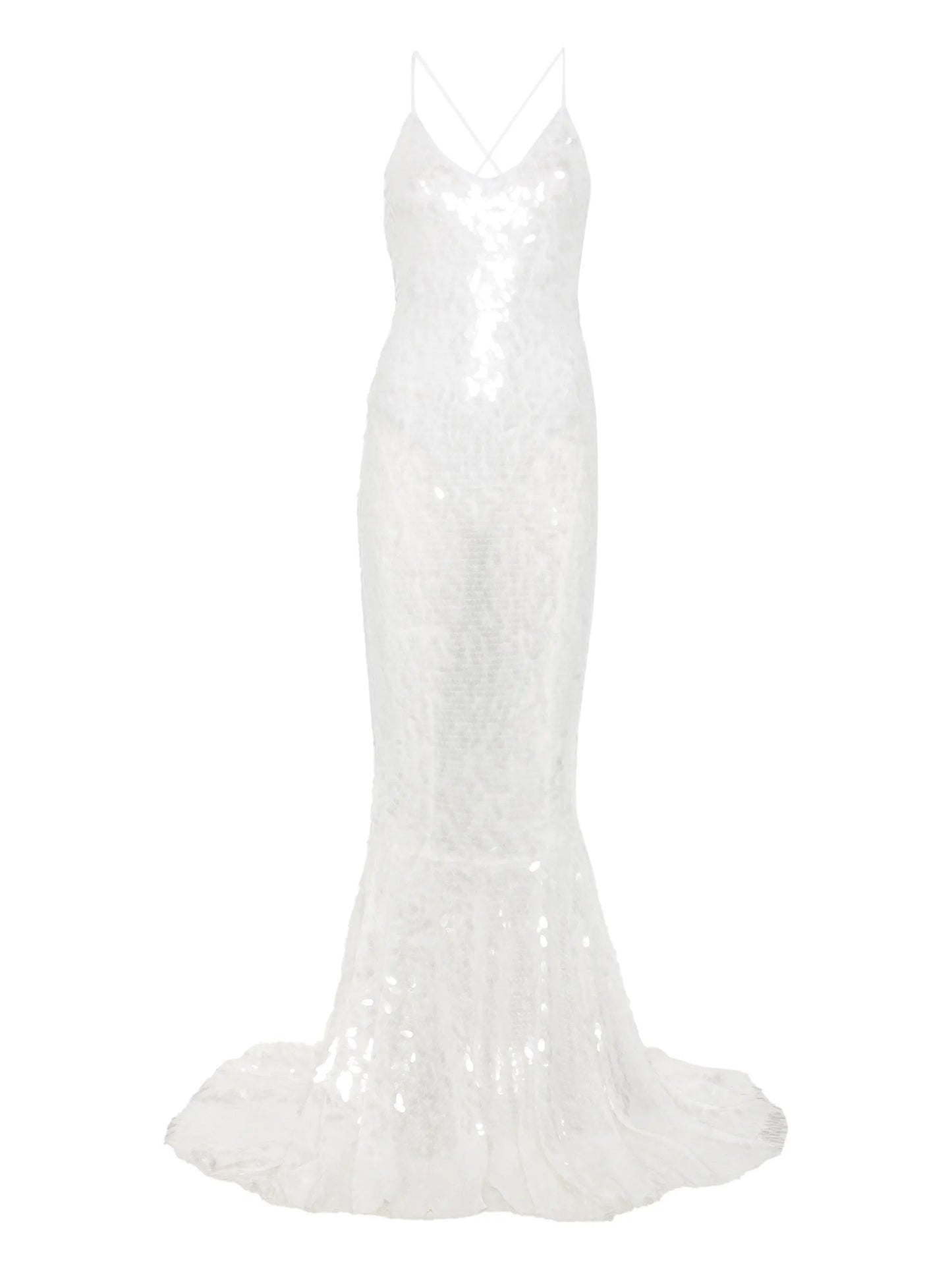 Fara sequin-embellished gown