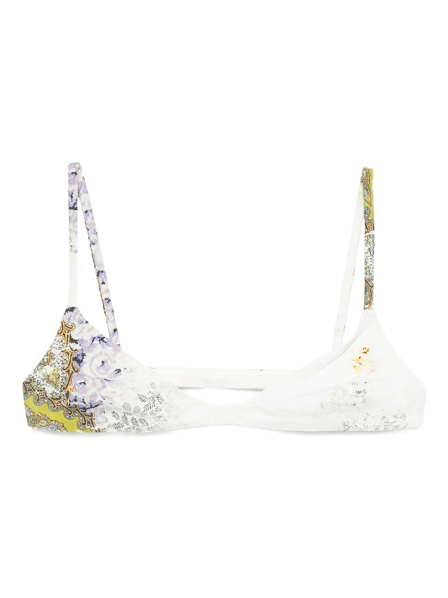 Absence printed bikini top