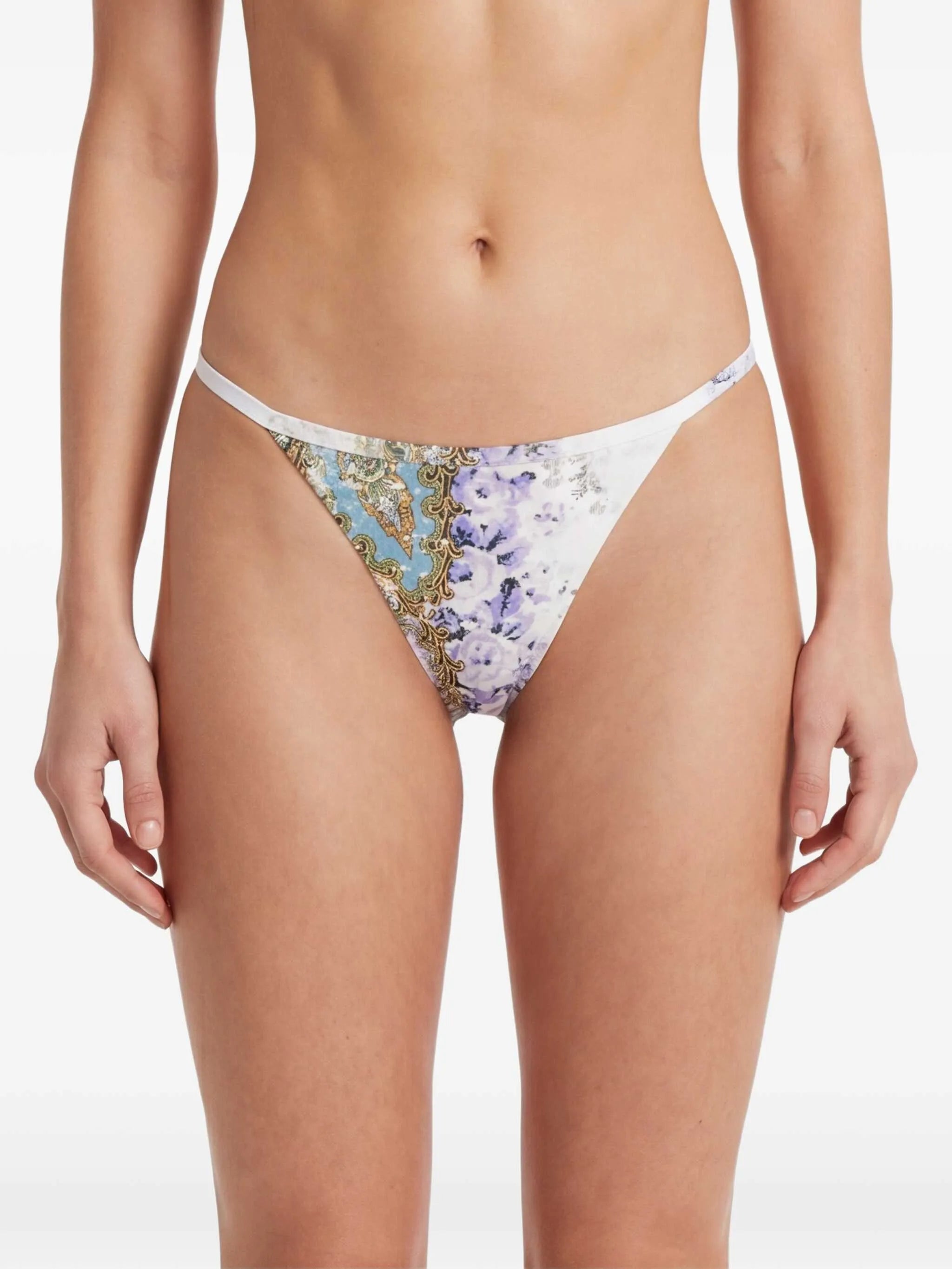 Absence printed bikini bottoms