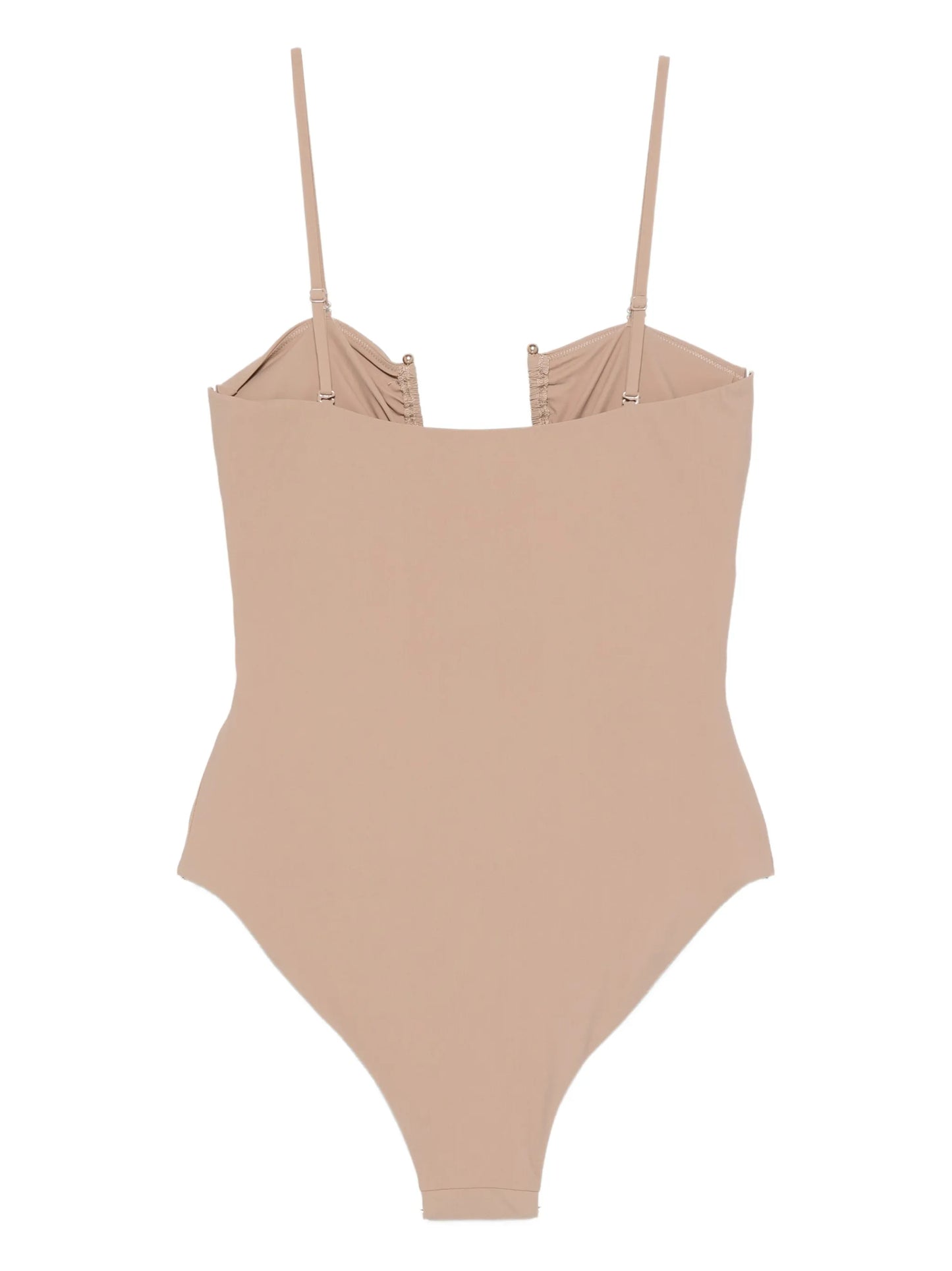 ruched one-piece swimsuit