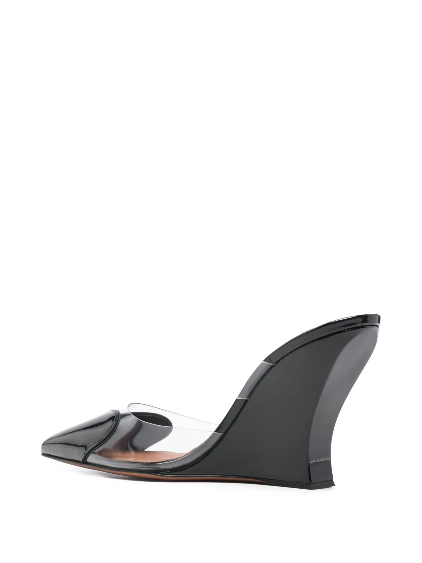 Le Coeur pointed-toe wedge mules