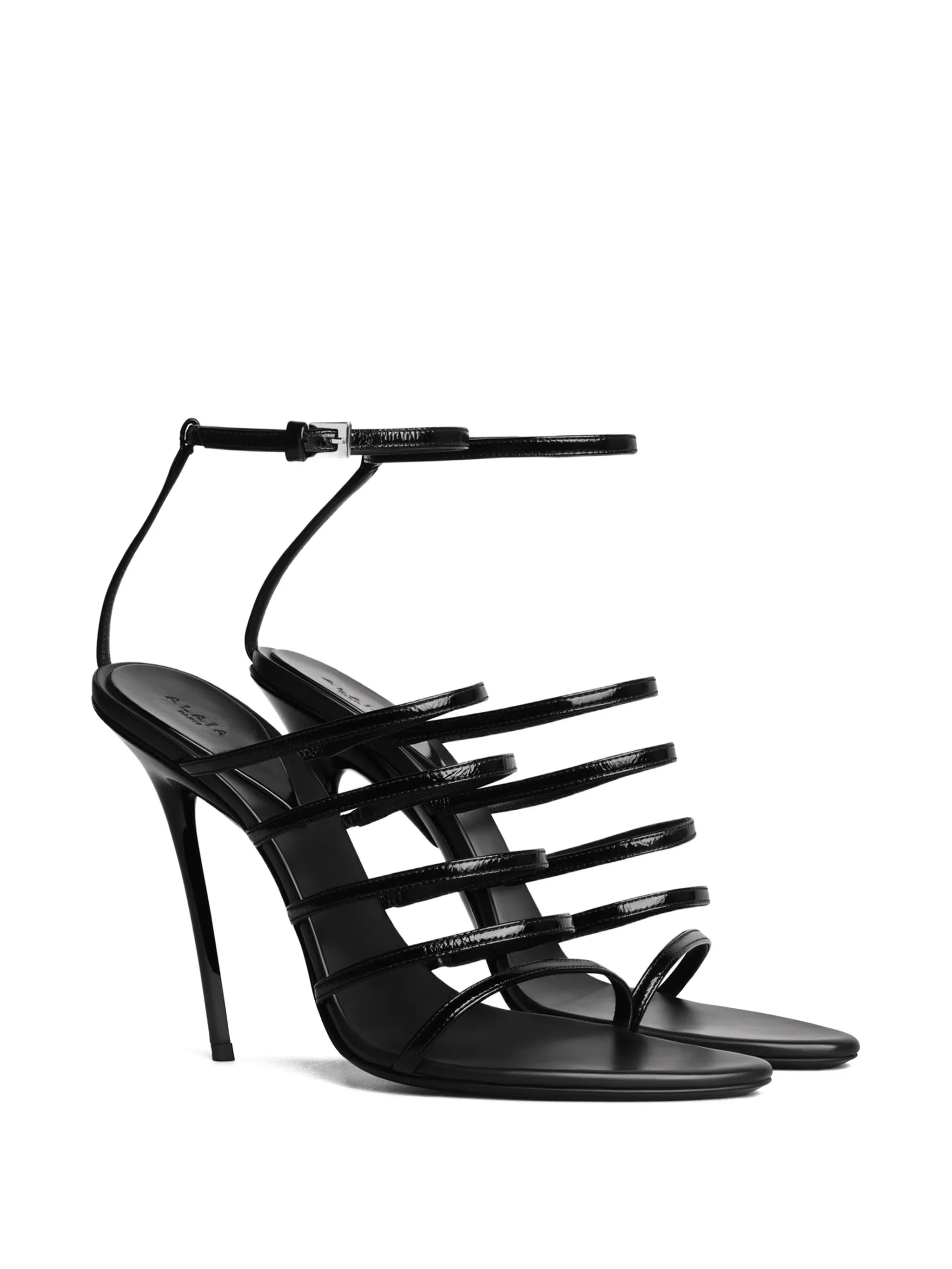 Drop leather sandals