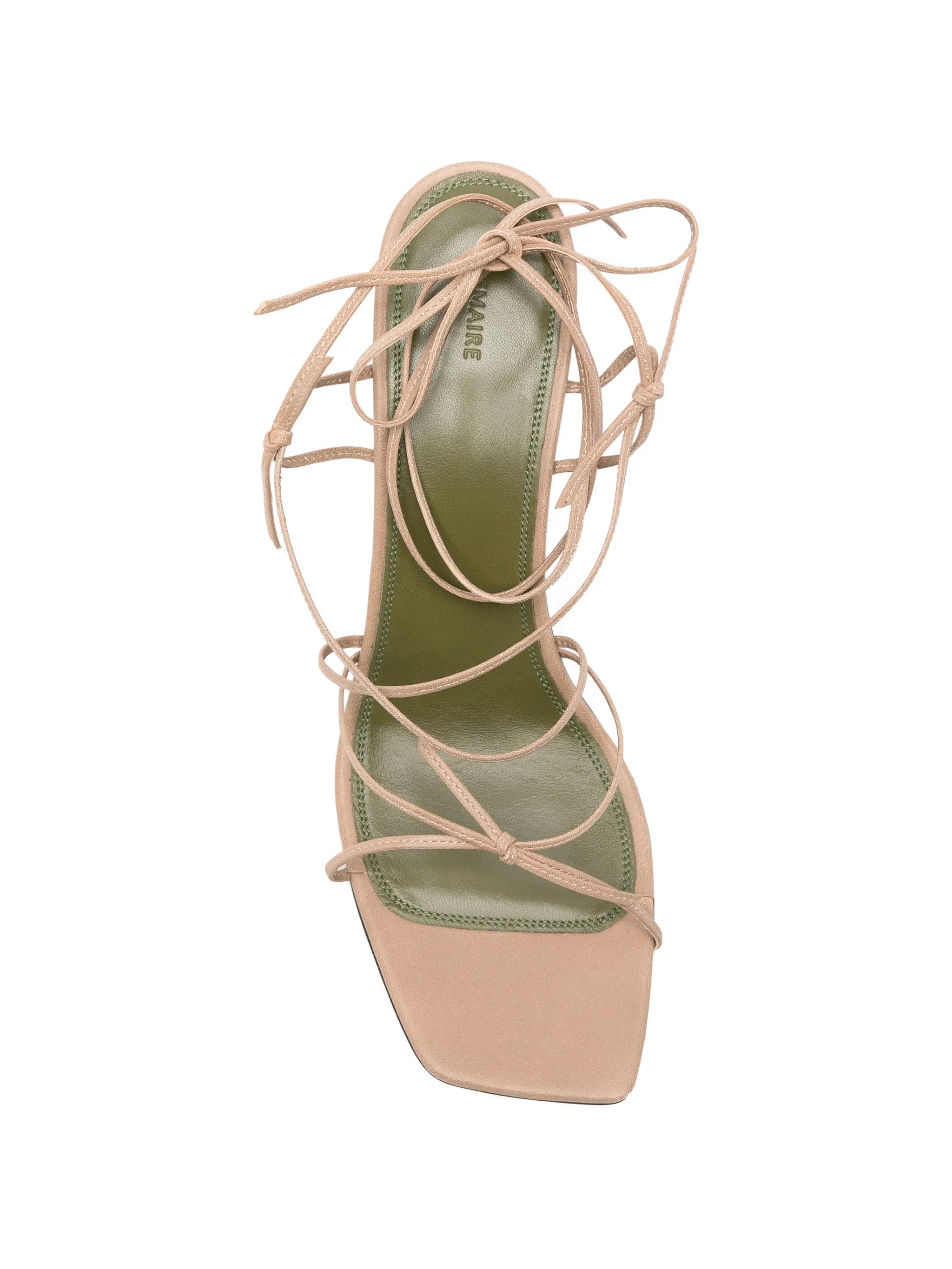 mignons sandals 80 mm heel in leather