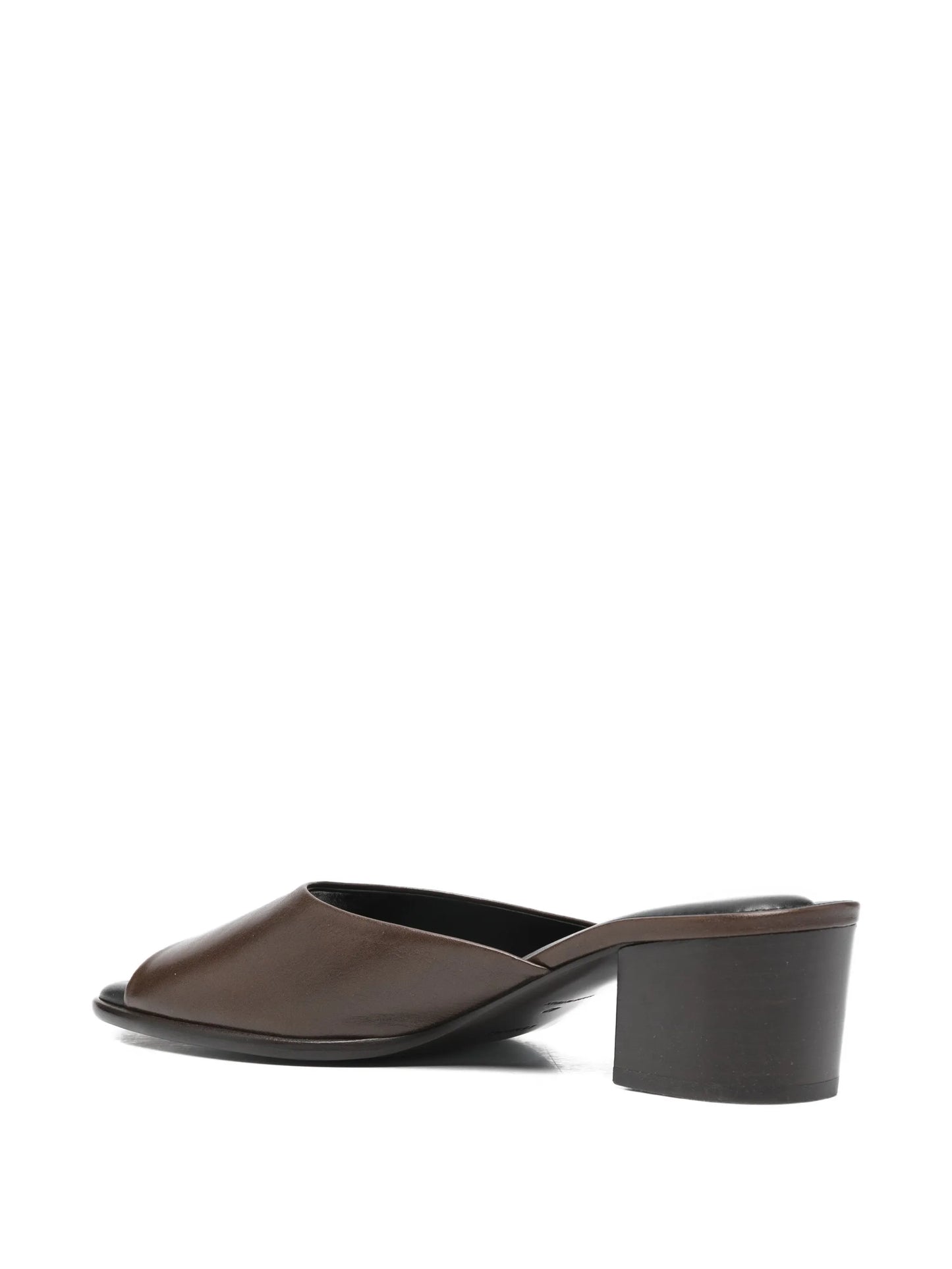 square-toe heeled mules