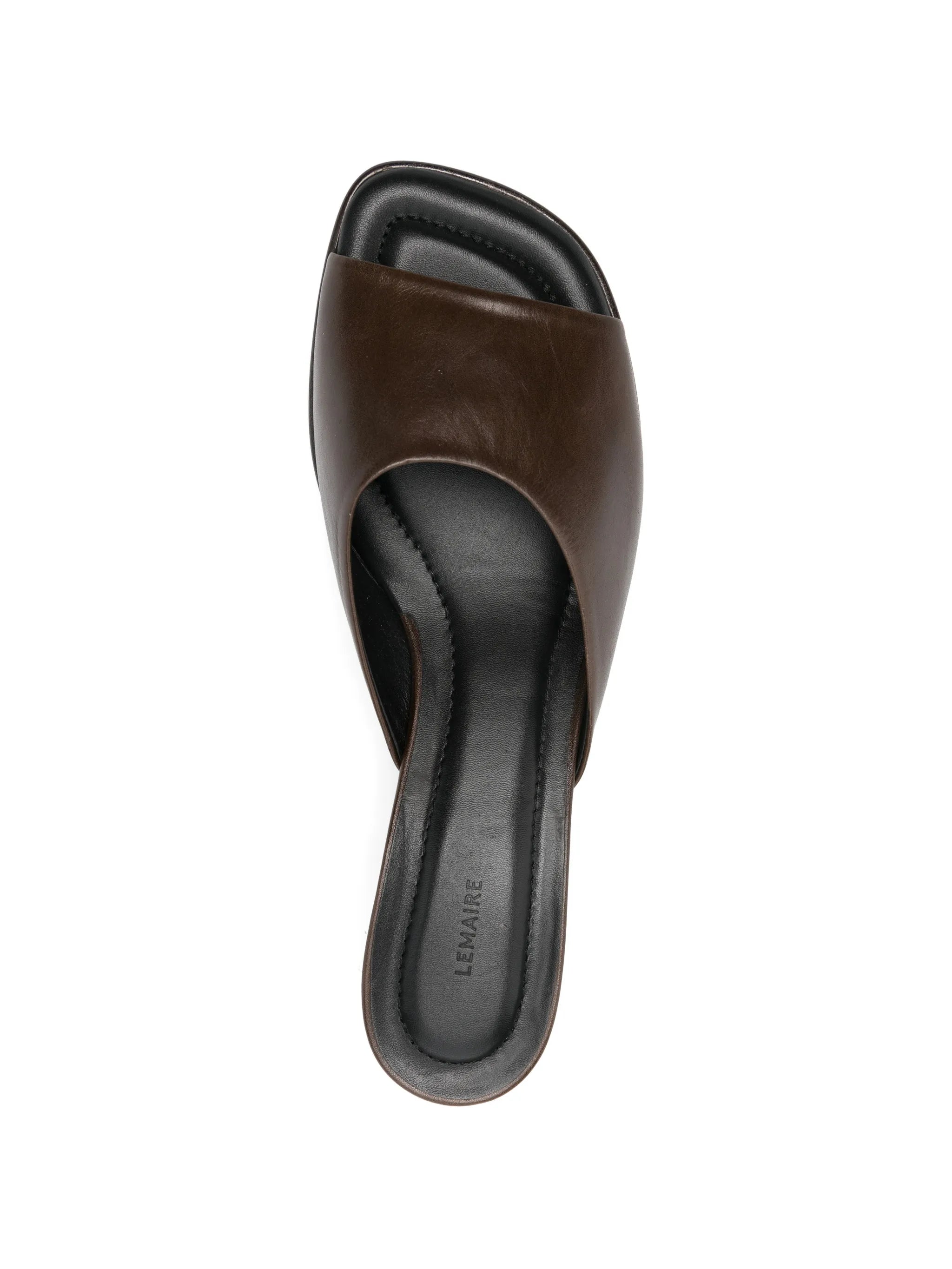 square-toe heeled mules