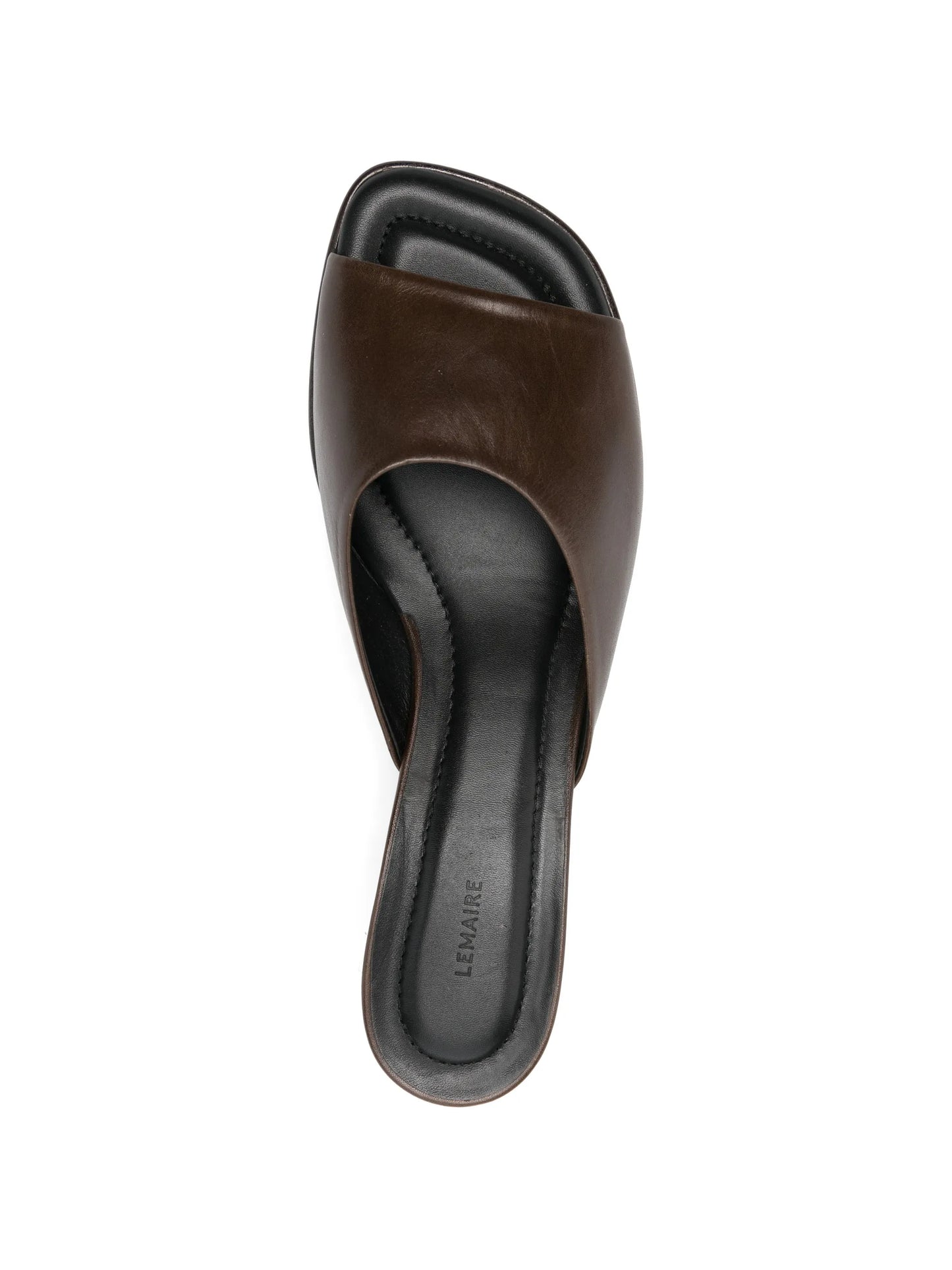 square-toe heeled mules