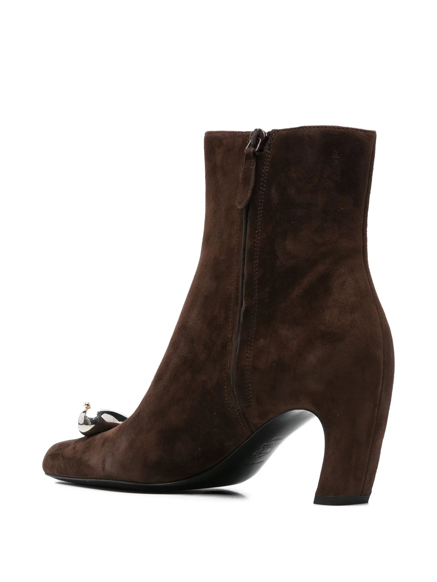 65mm suede ankle boots