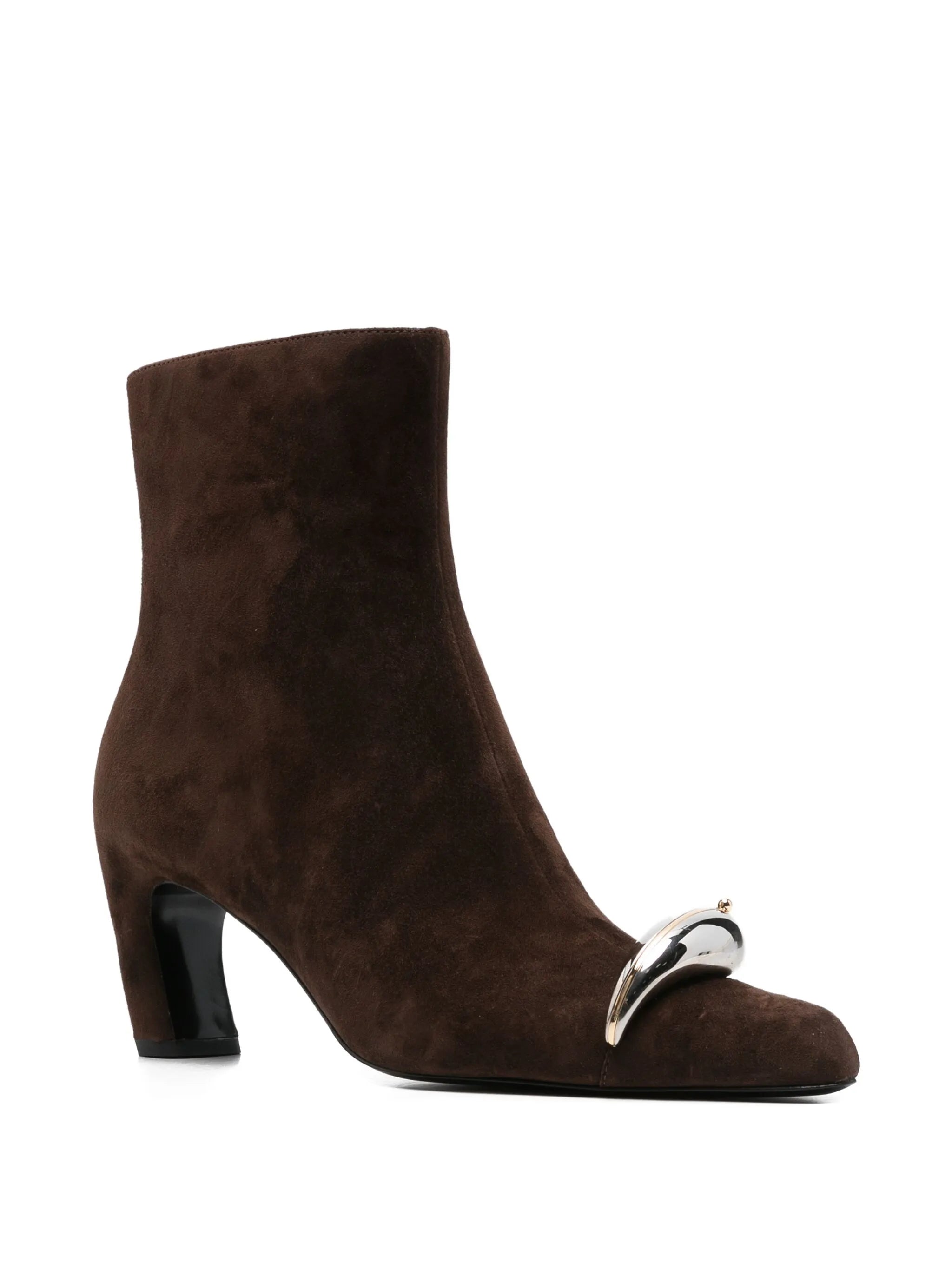65mm suede ankle boots