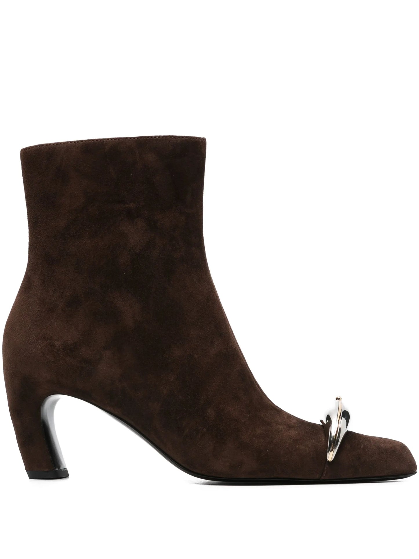 65mm suede ankle boots
