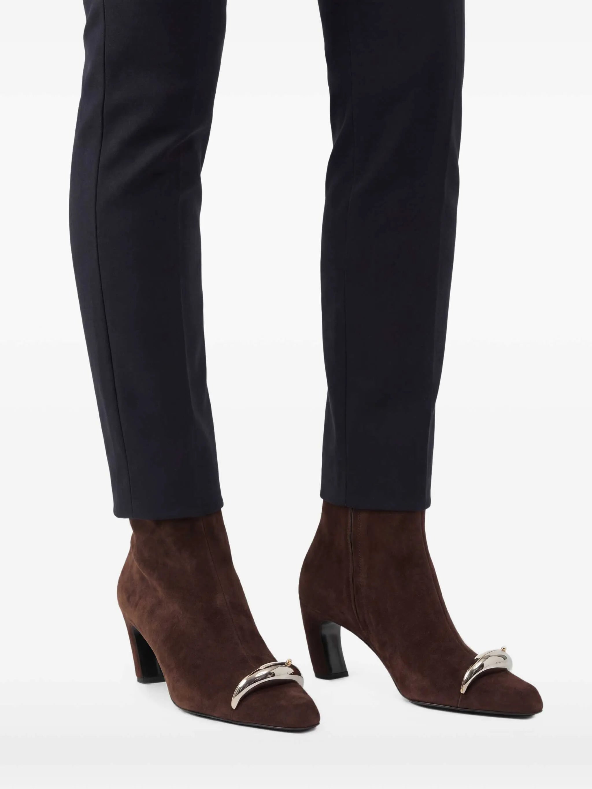 65mm suede ankle boots