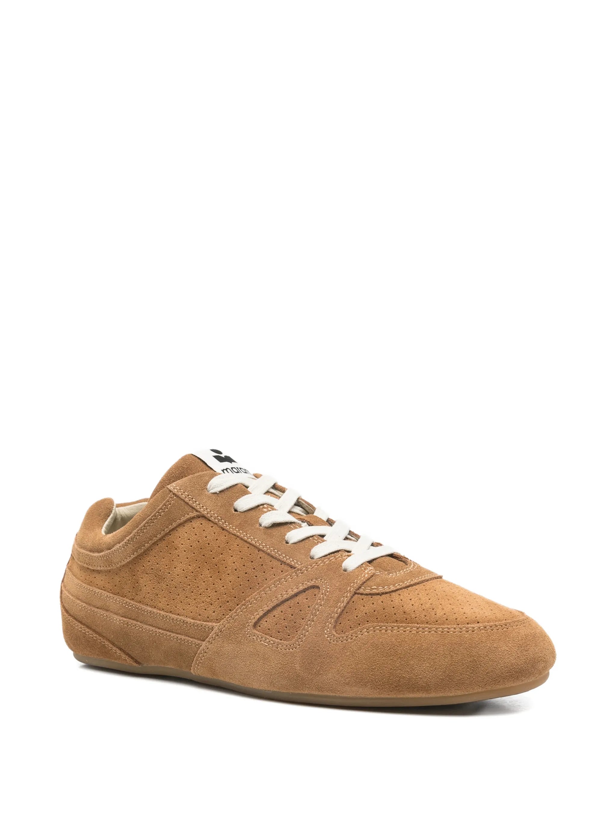 Sennyth suede lace-up sneakers