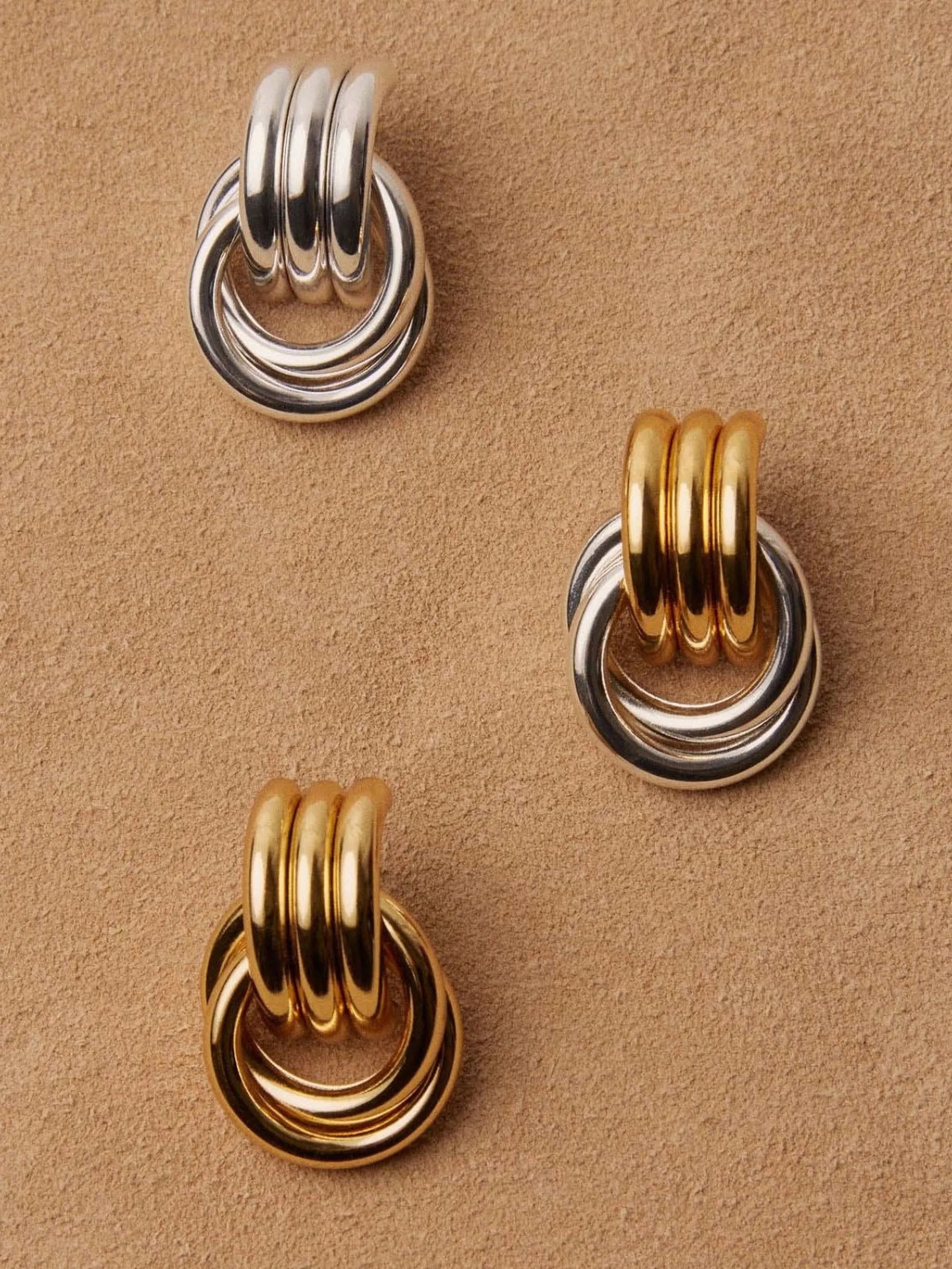 mini Knot mixed earrings