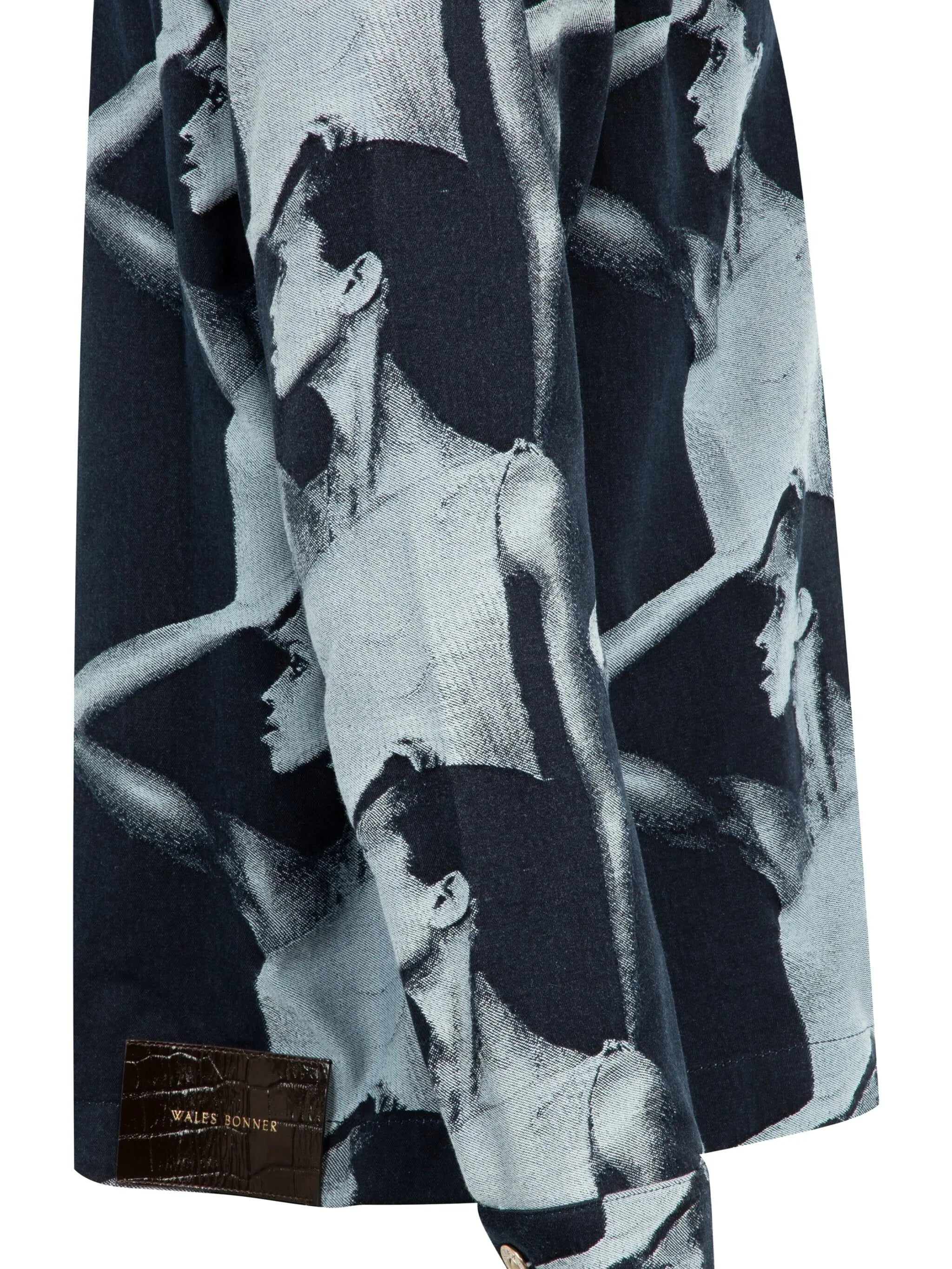 photographic-print zip jacket