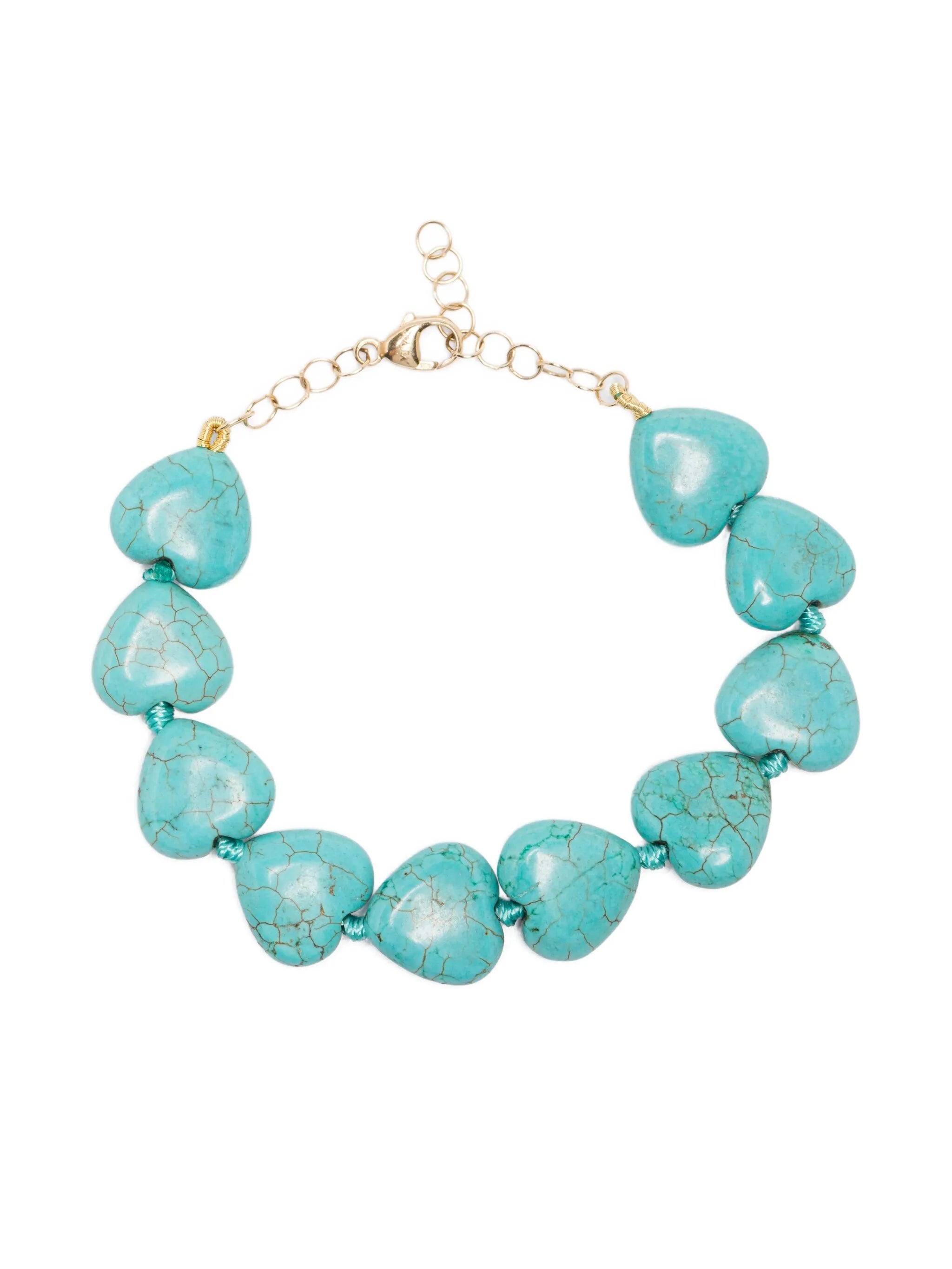 turquoise heart bracelet