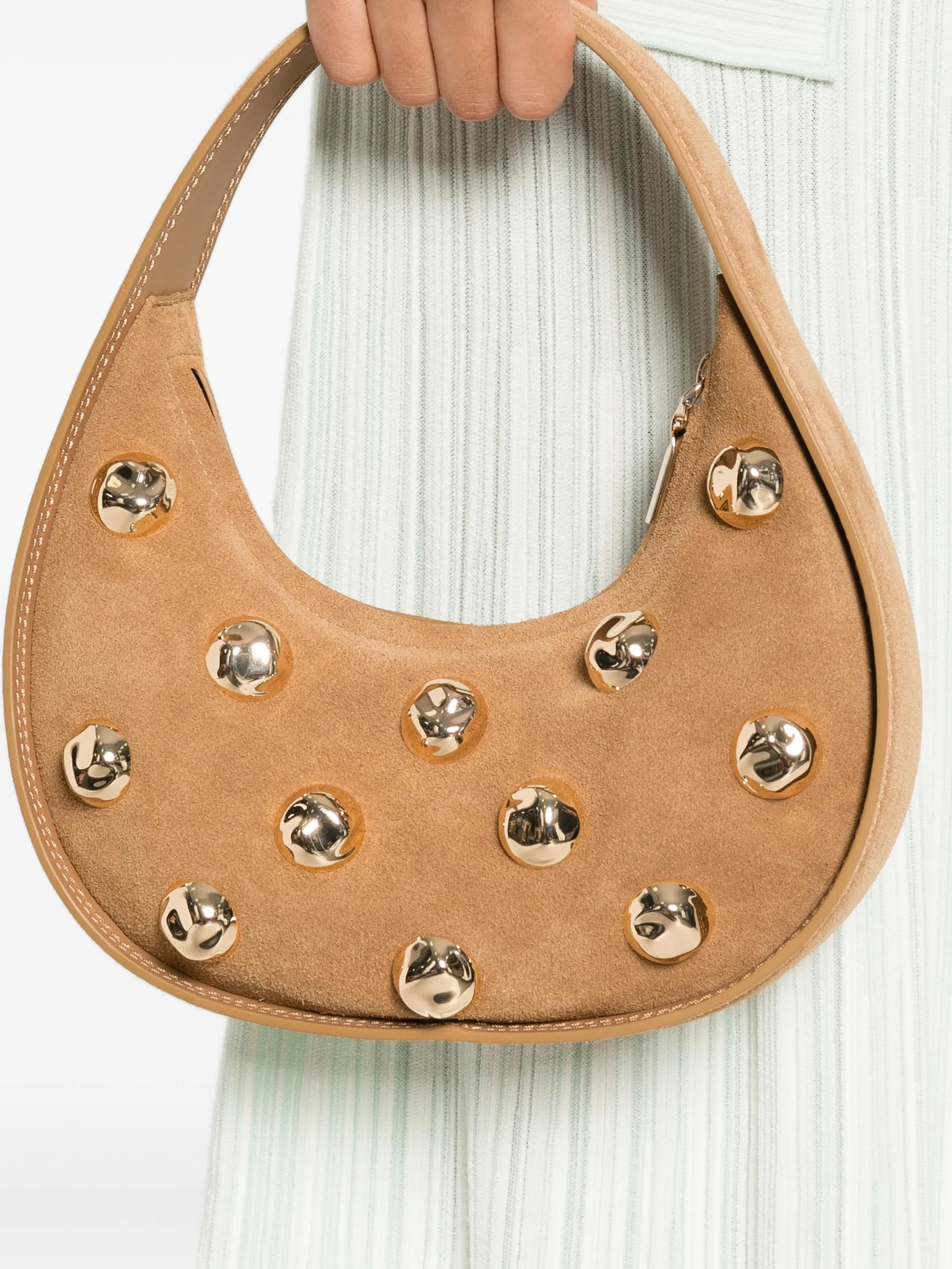 Finn studded shoulder bag
