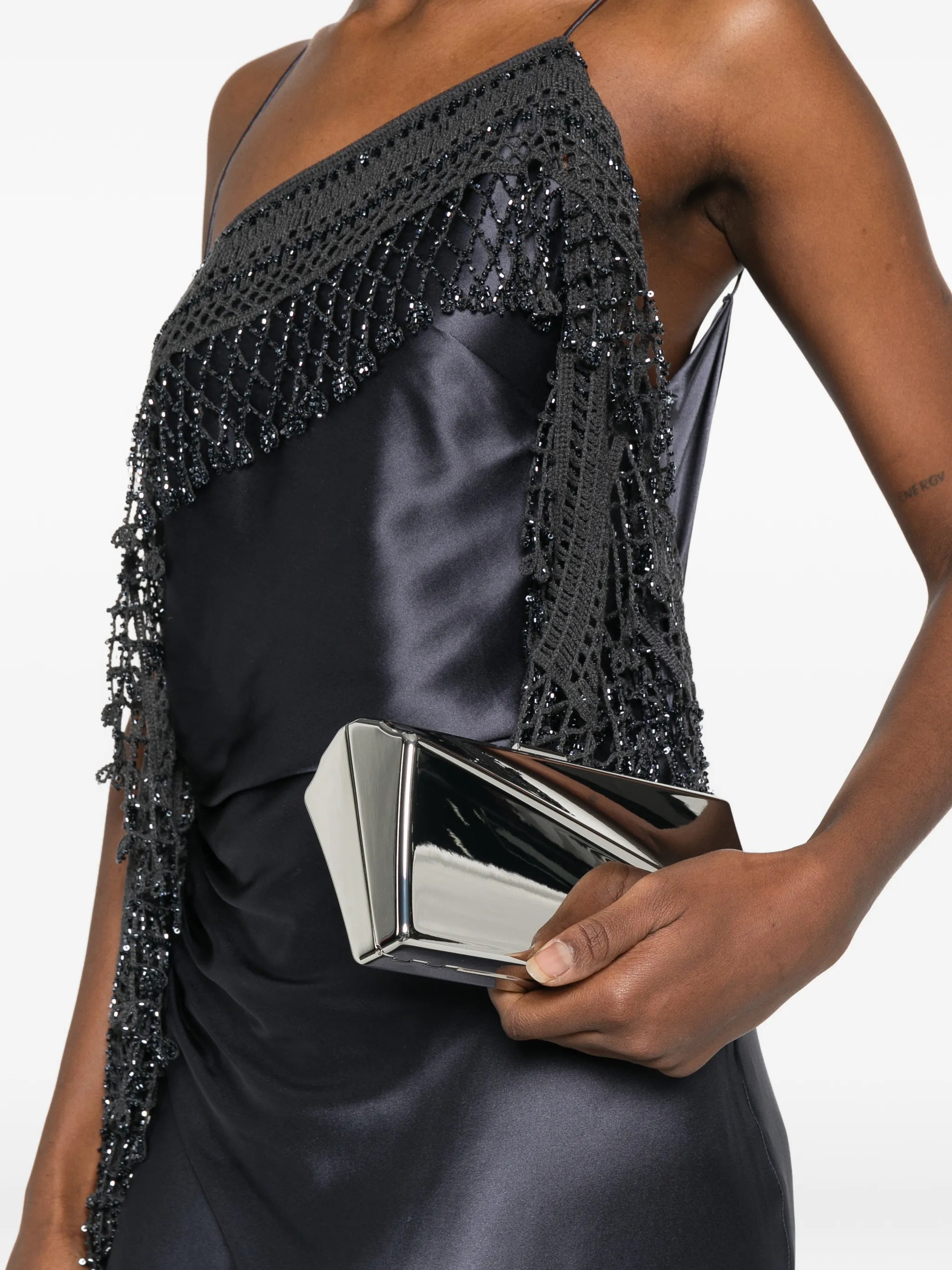 Ripple clutch bag