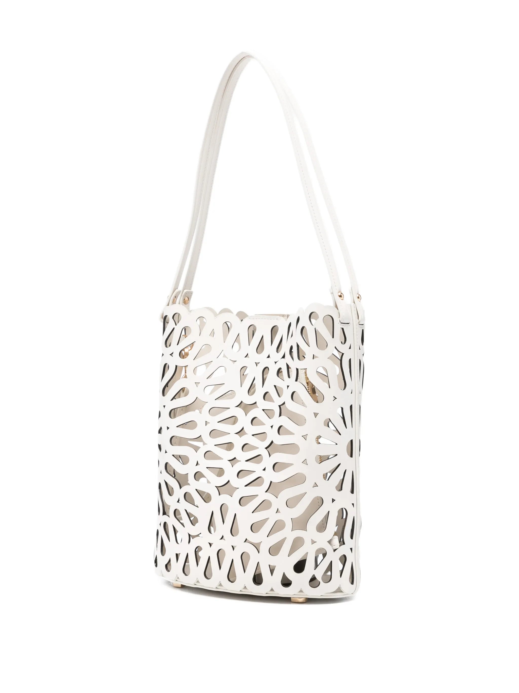 Mccall laser-cut bucket bag