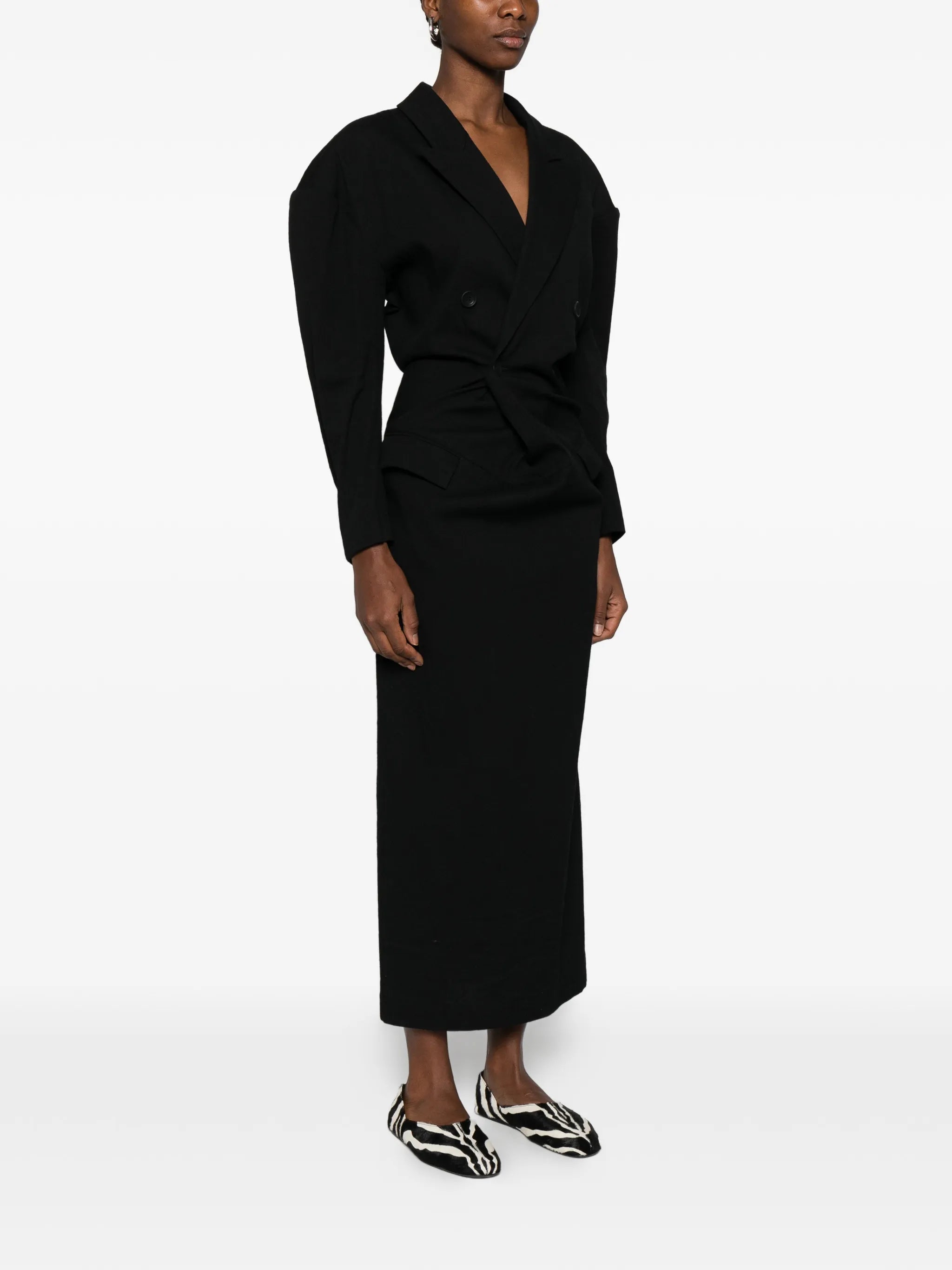 Like Torso Like Blazer maxi dress