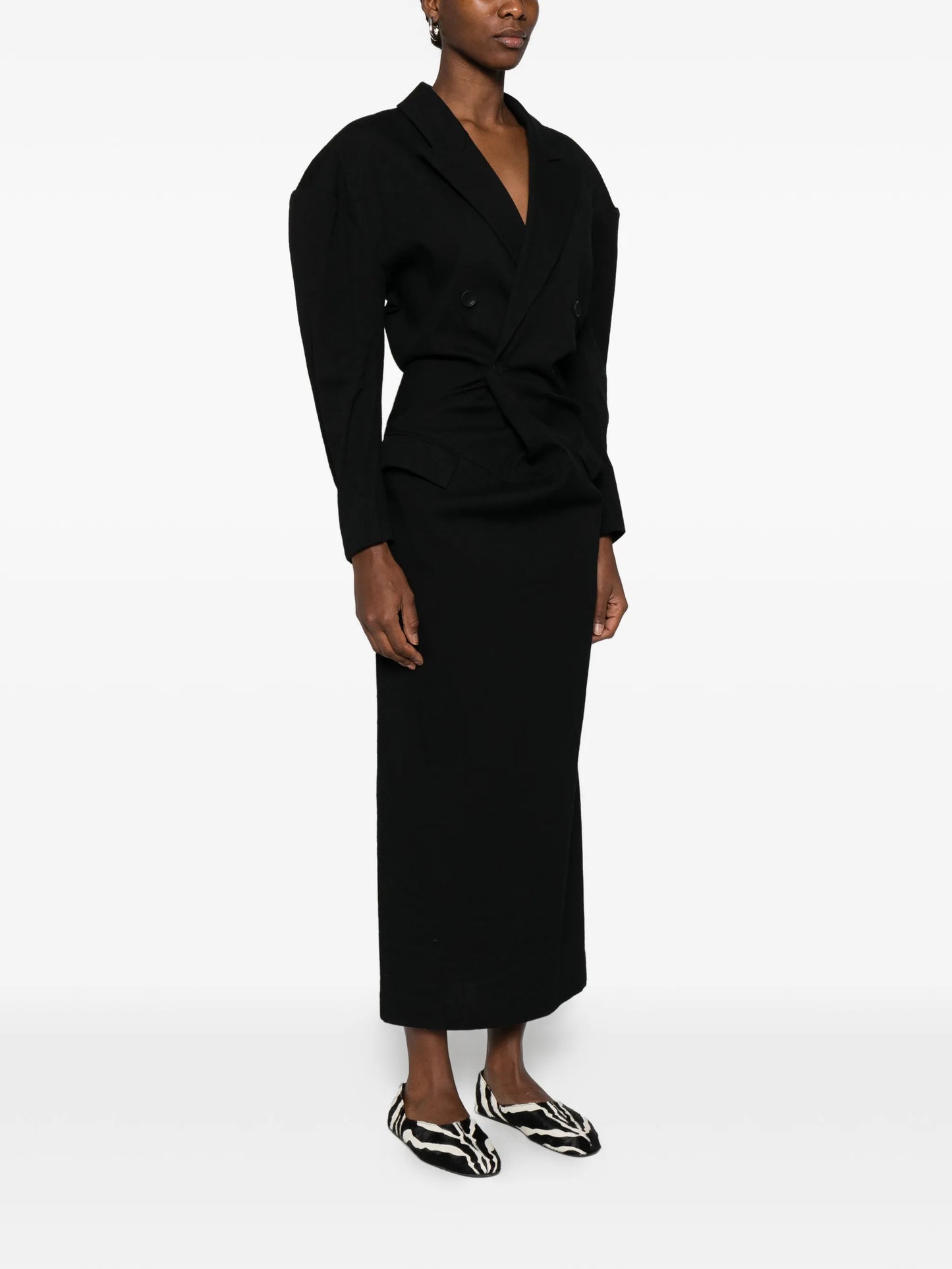 Like Torso Like Blazer maxi dress