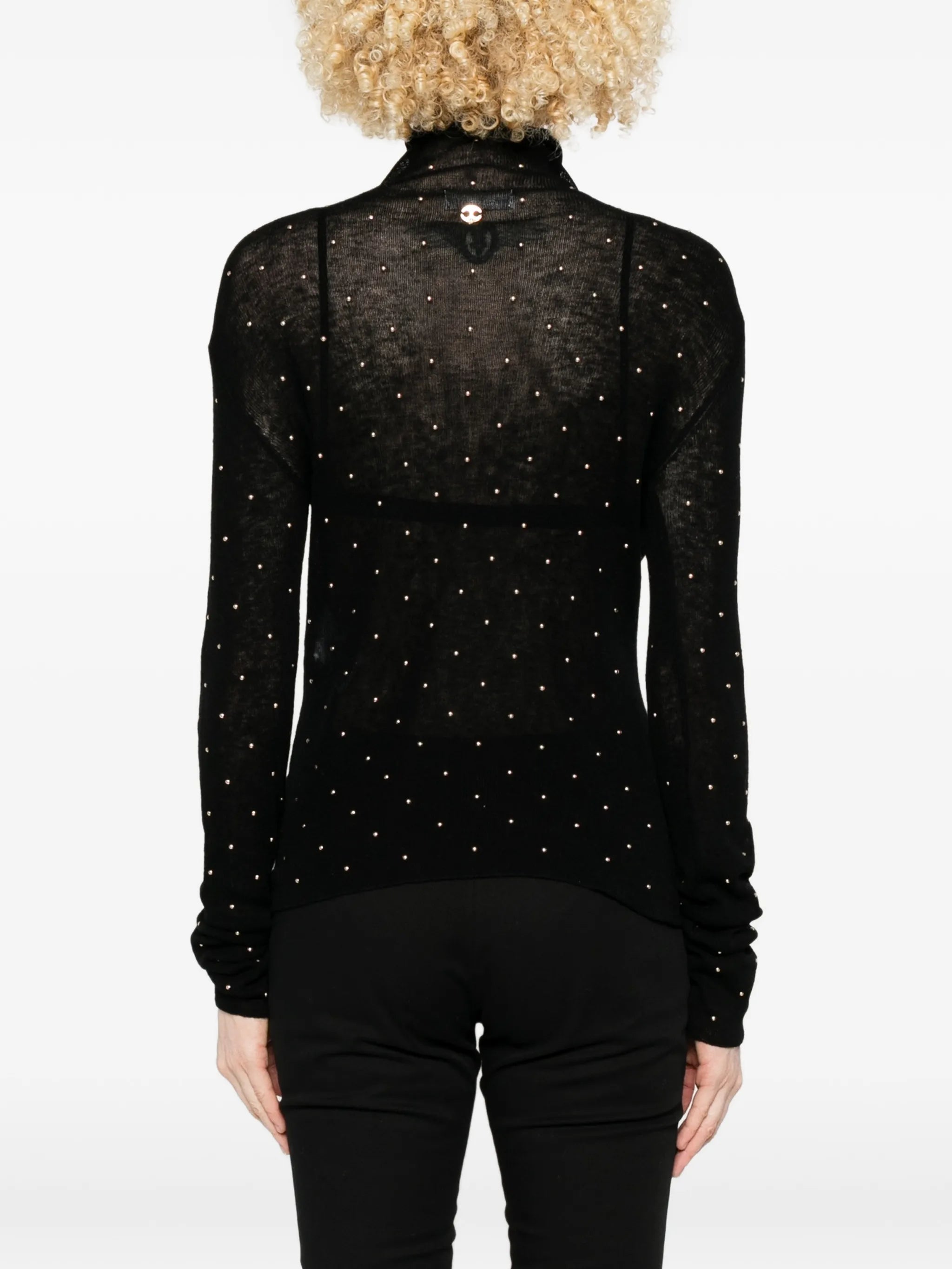 roll-neck top