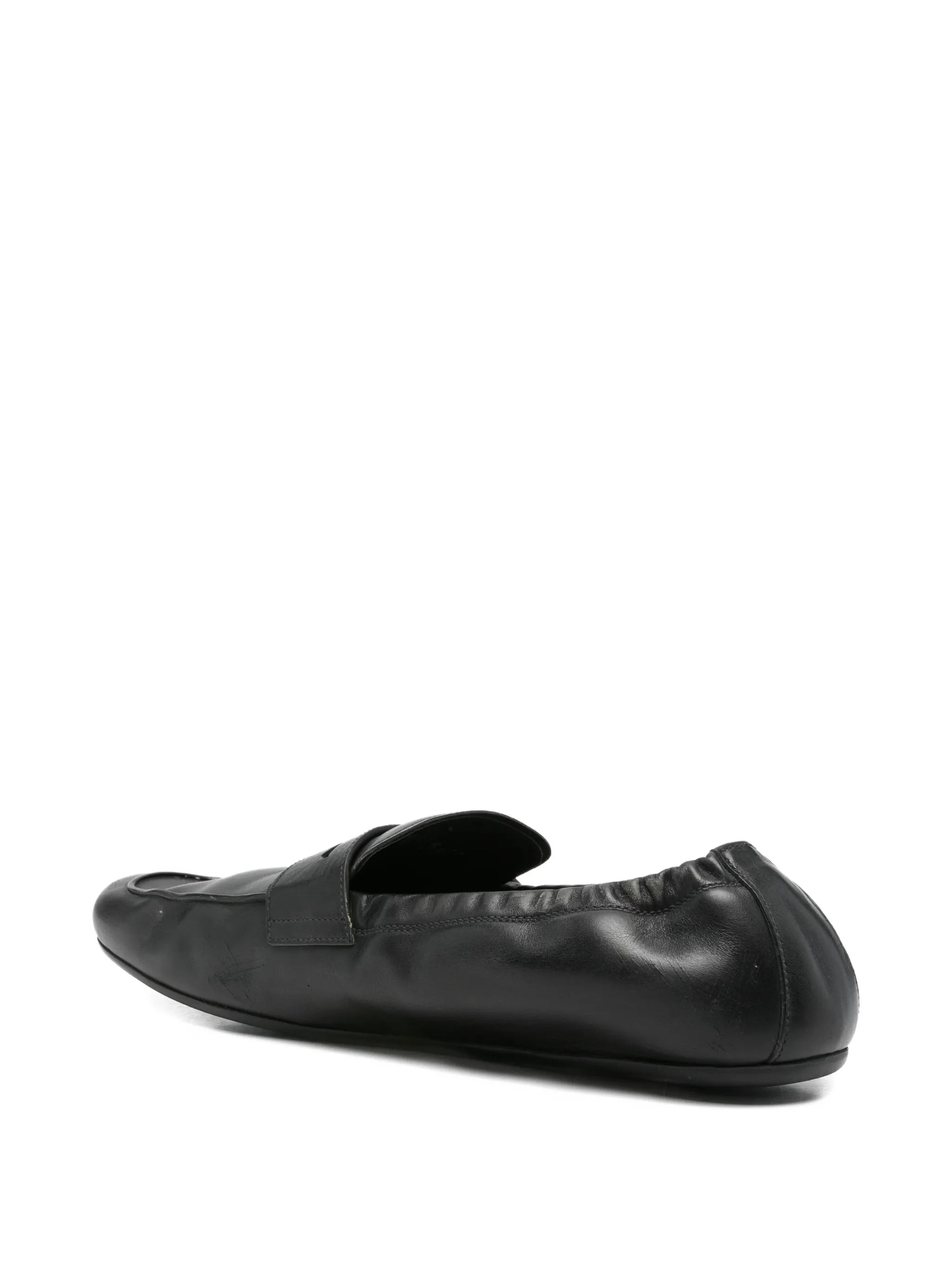 slip-on leather loafers