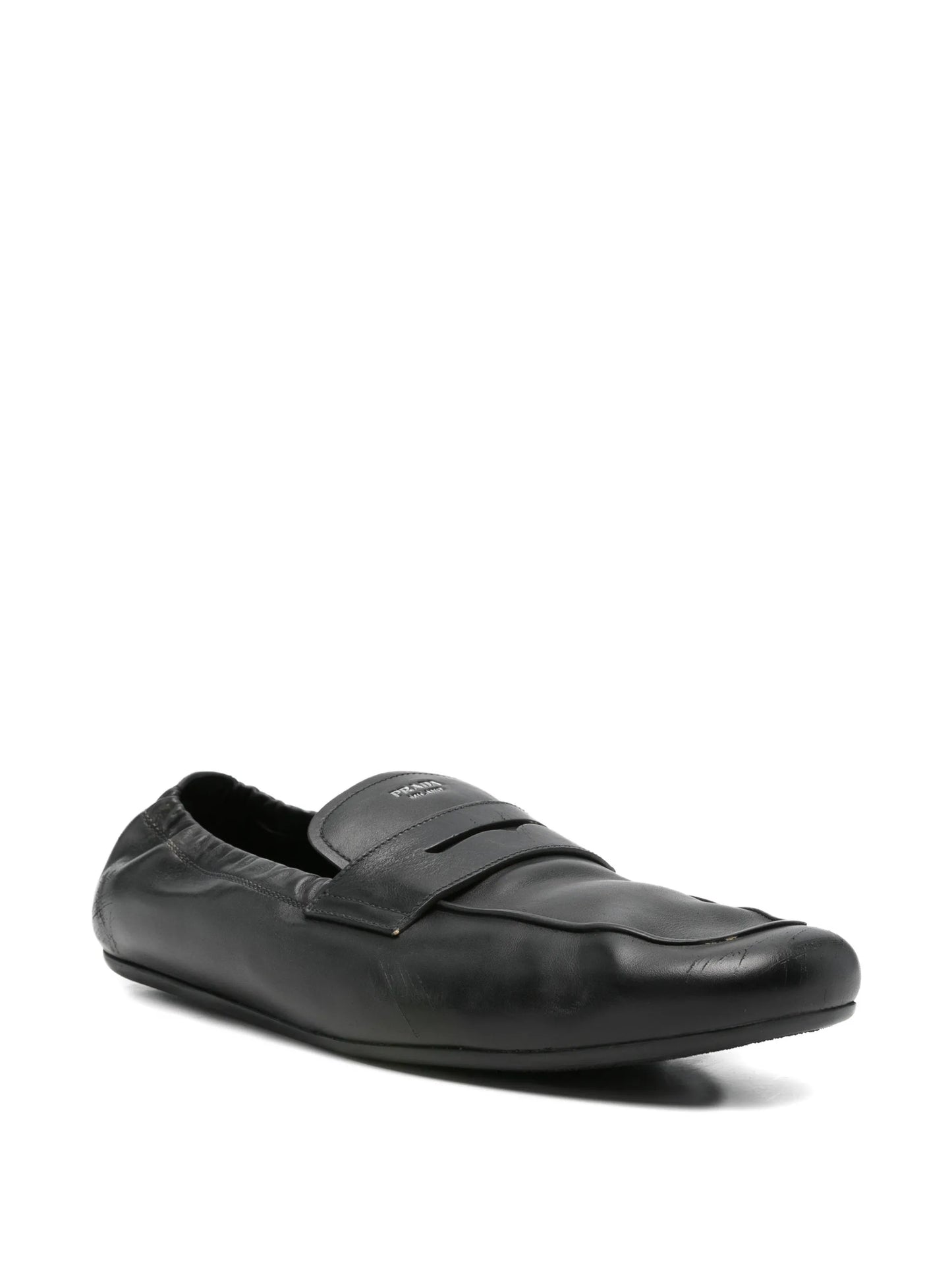 slip-on leather loafers
