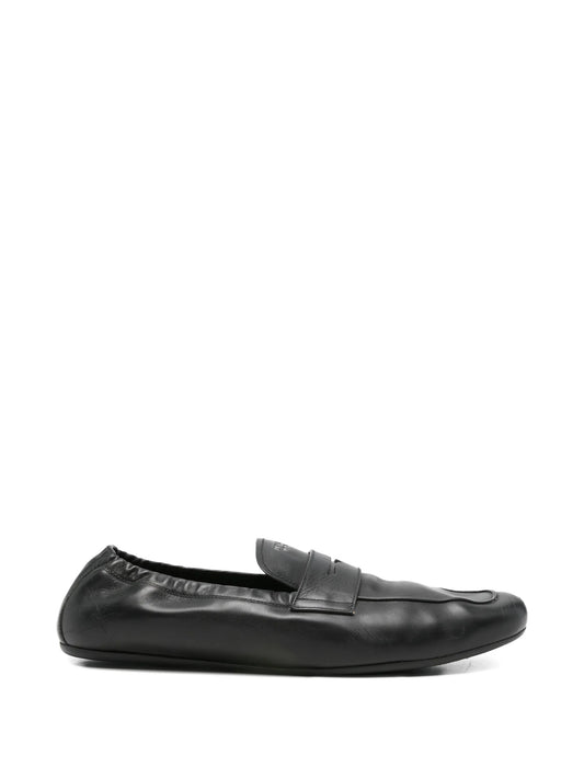 slip-on leather loafers
