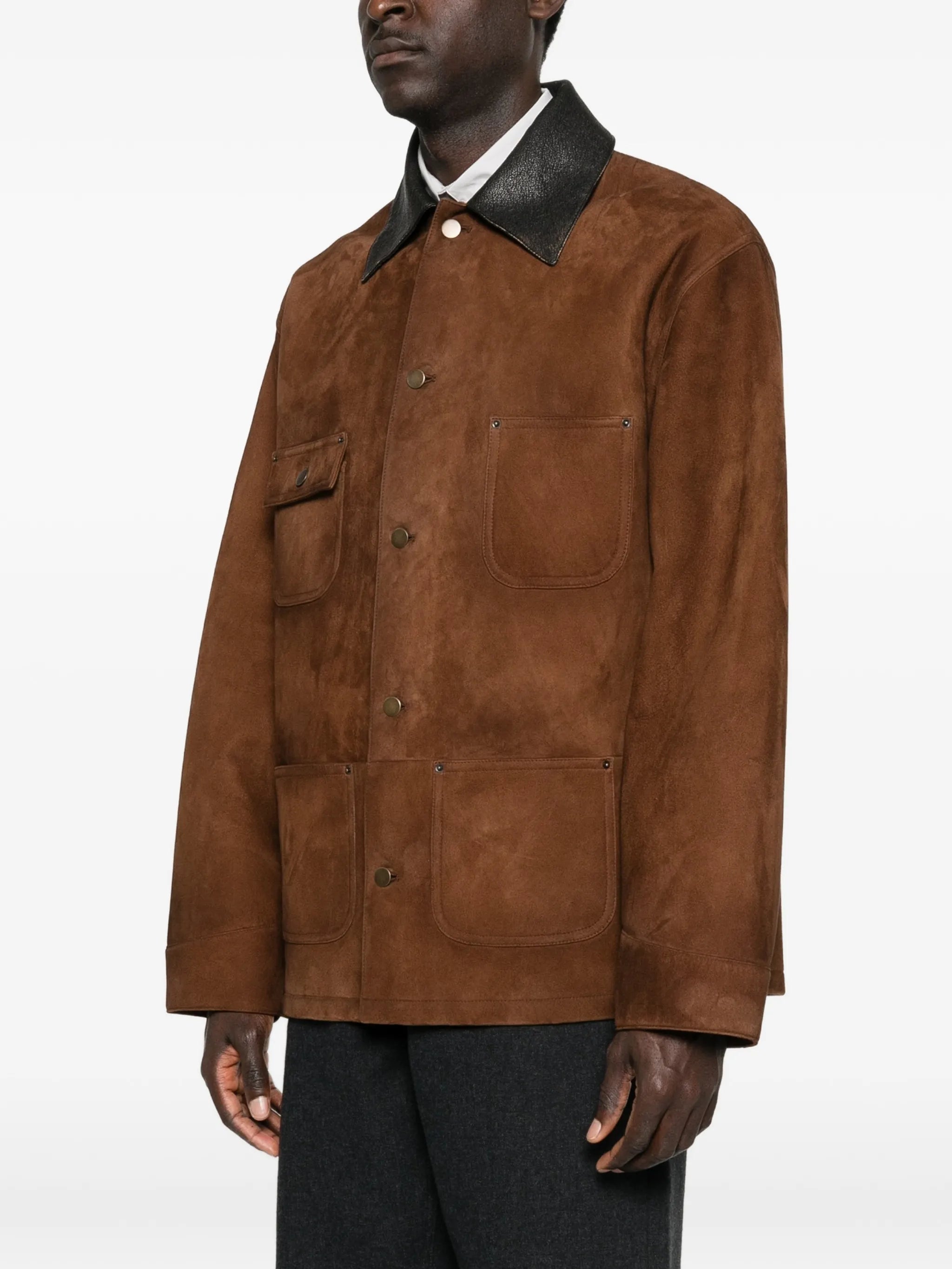 suede caban jacket