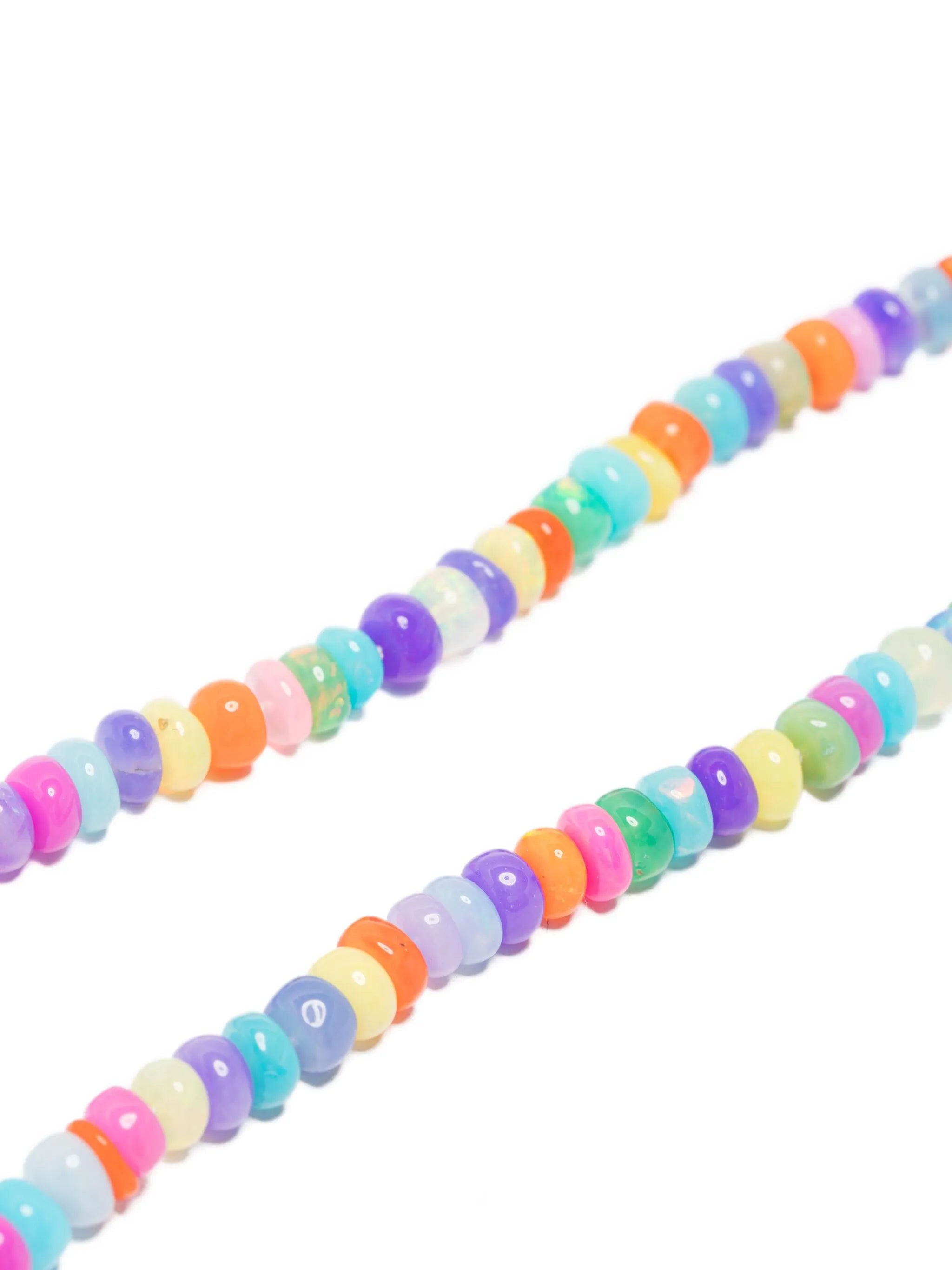 Jumbo Rainbow beaded necklace