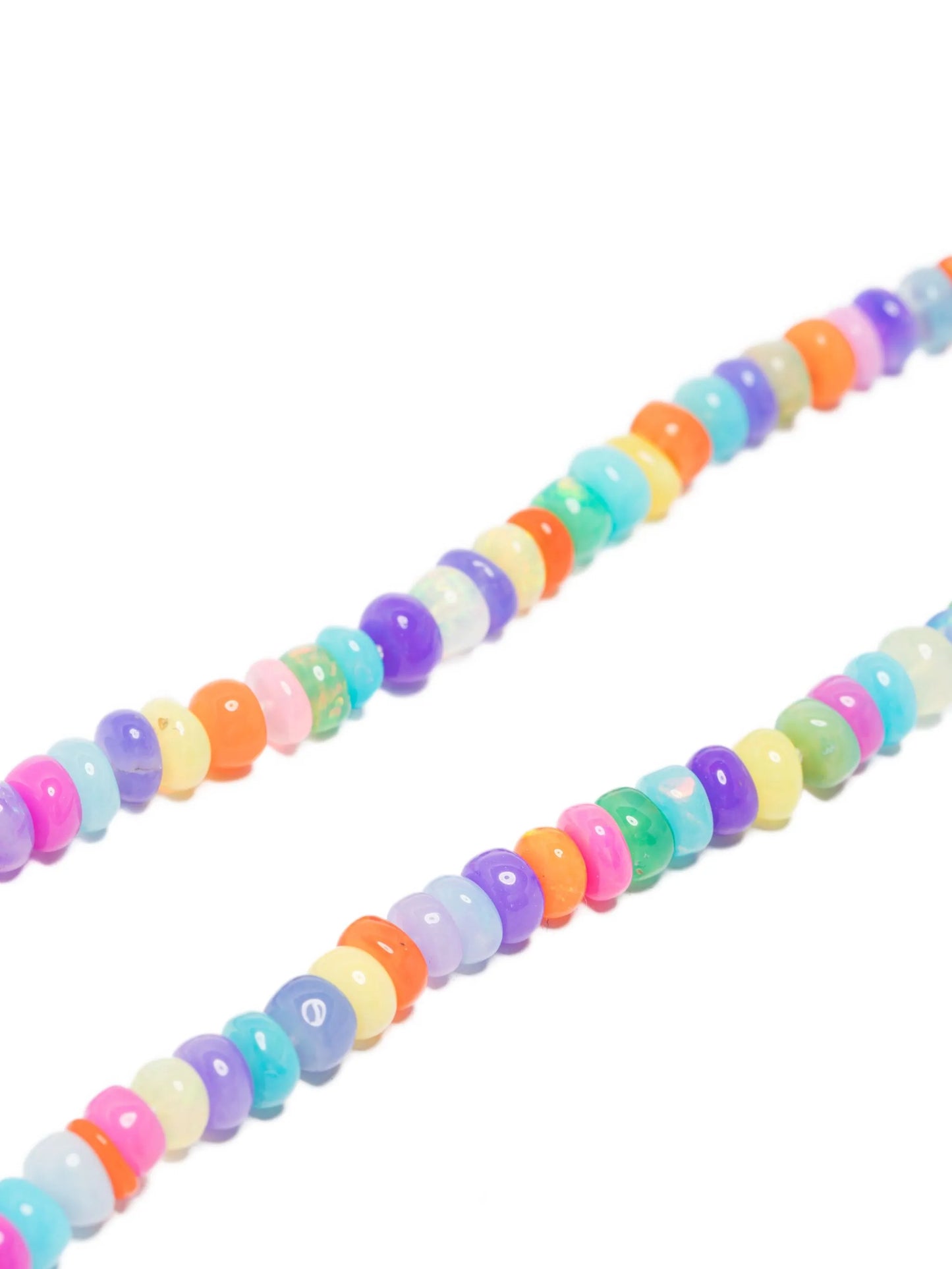 Jumbo Rainbow beaded necklace
