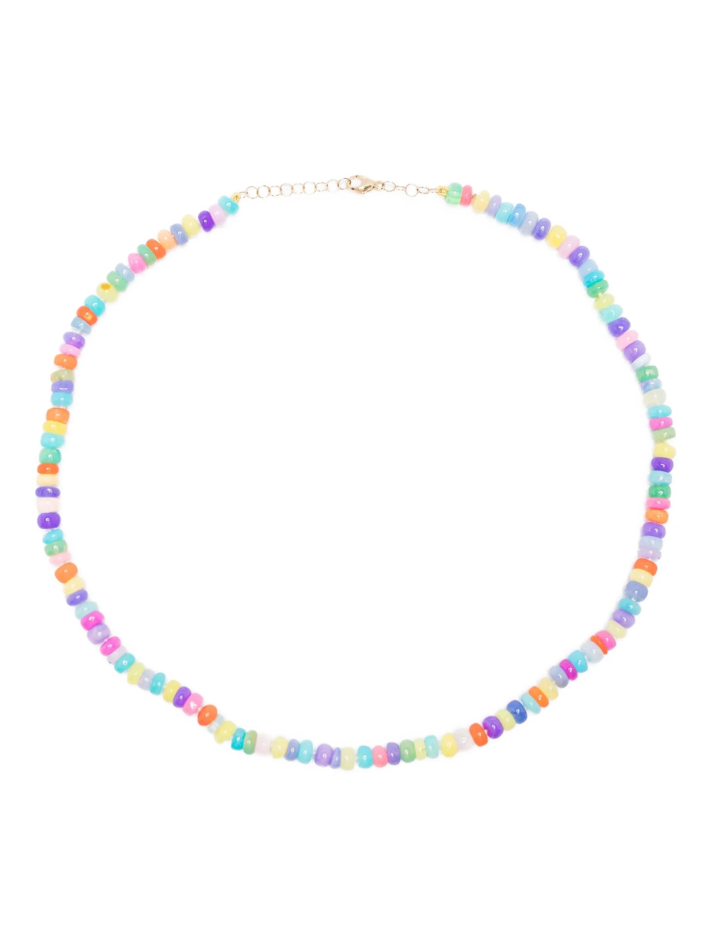 Jumbo Rainbow beaded necklace