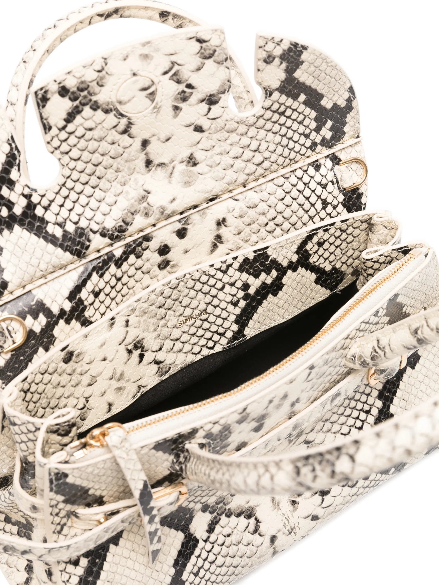 small River snakeskin-print tote bag