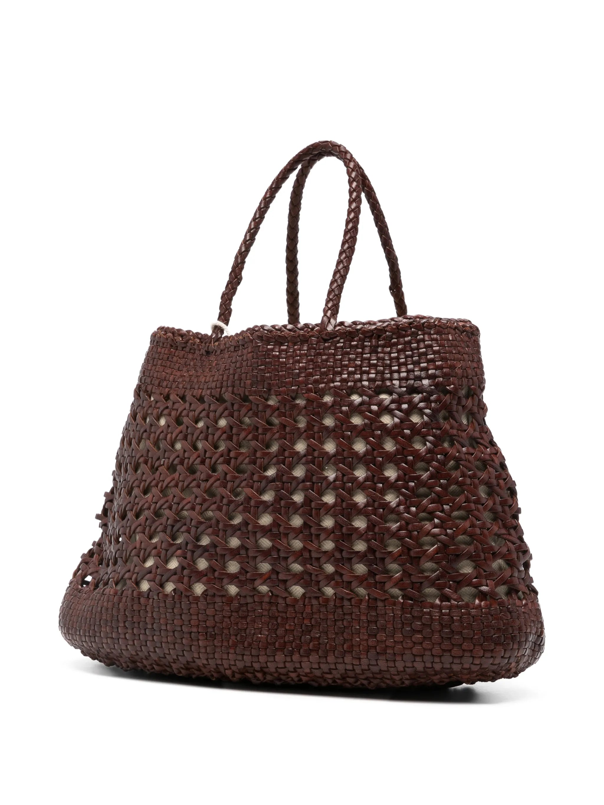 Santa Cano woven braided tote bag