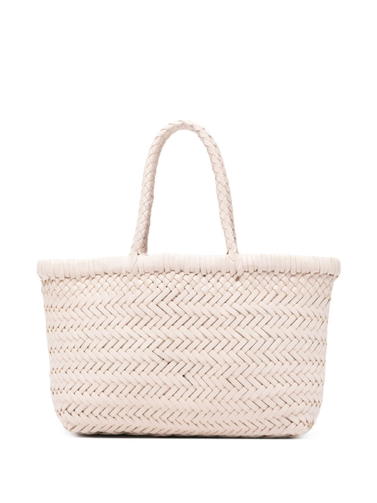 mini Flat Gora interwoven tote bag