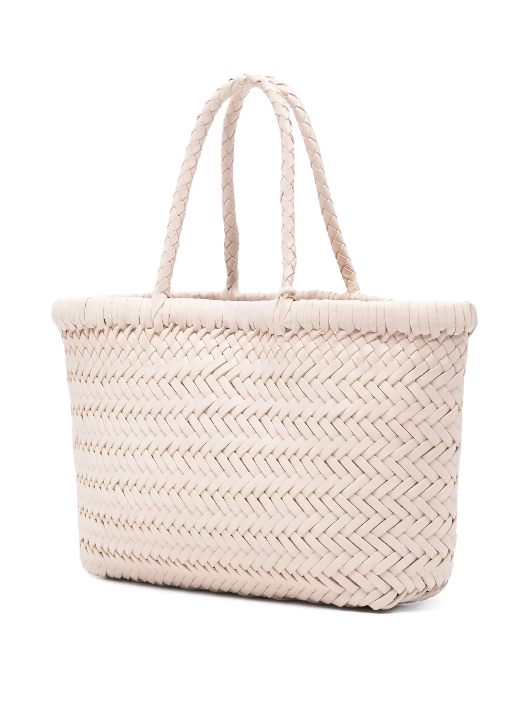 mini Flat Gora interwoven tote bag