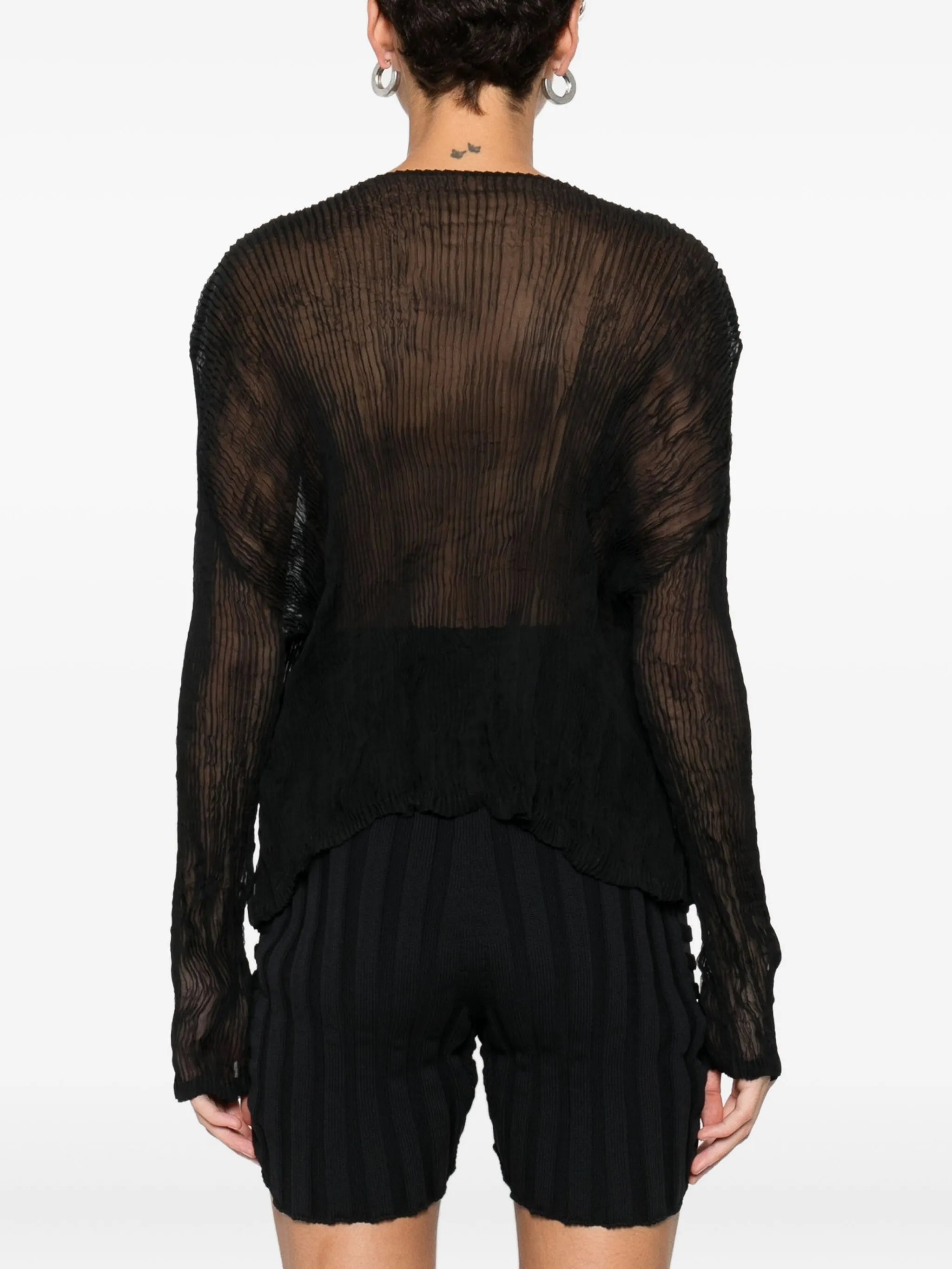 chiffon cardigan