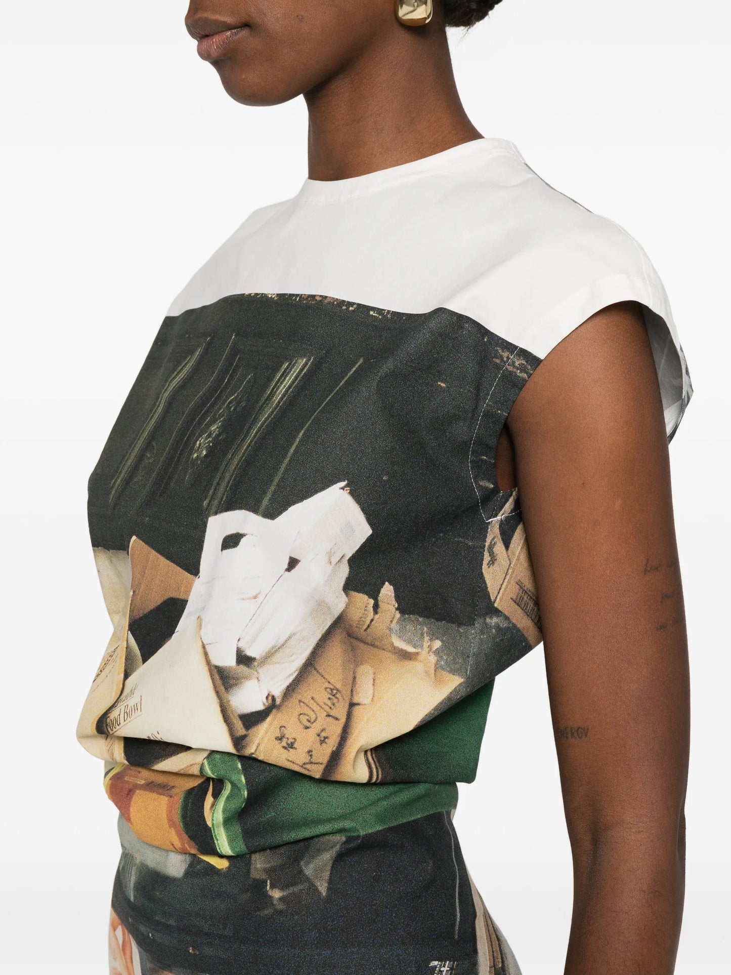 Street View graphic print dress