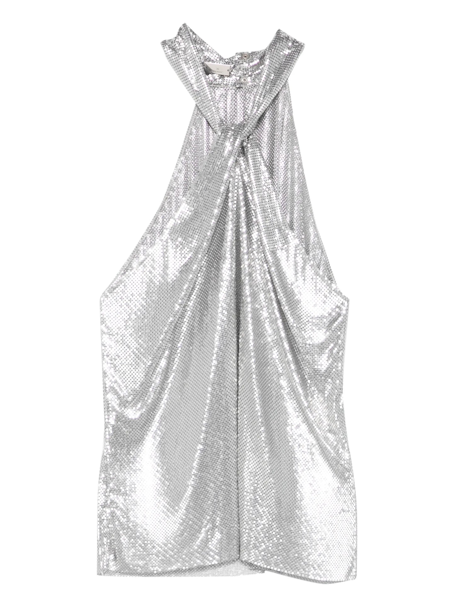 halterneck chainmail blouse