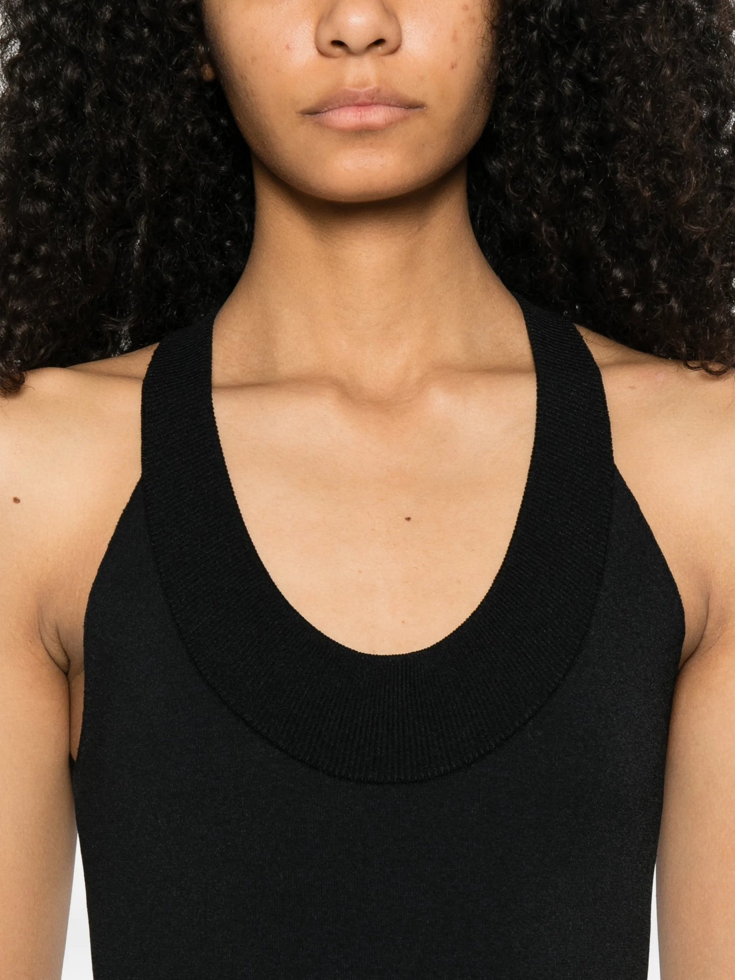 knit ribbed bodysuit